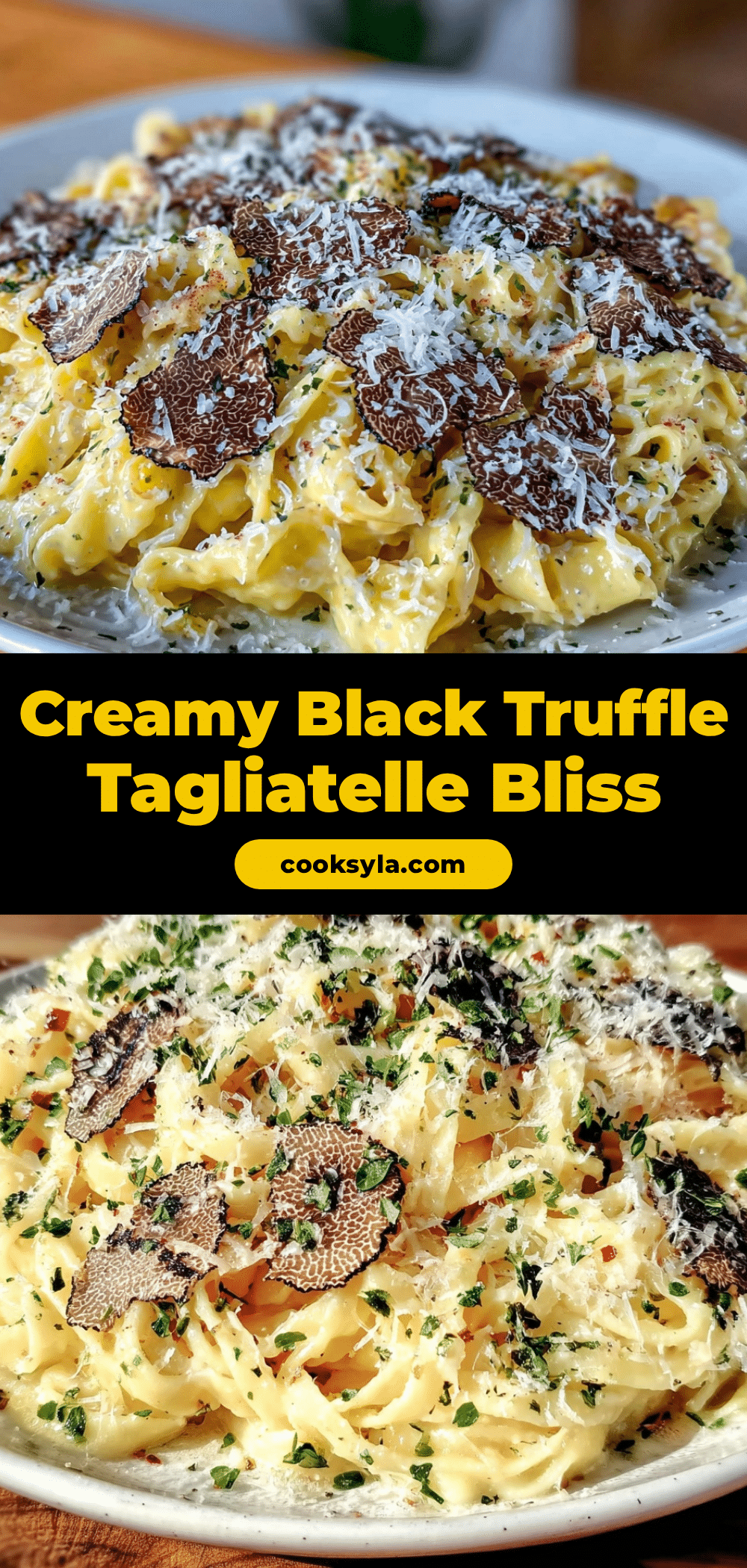 black truffle tagliatelle recipe