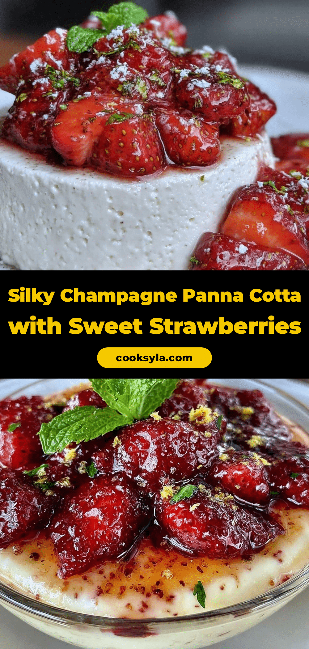 champagne panna cotta recipe
