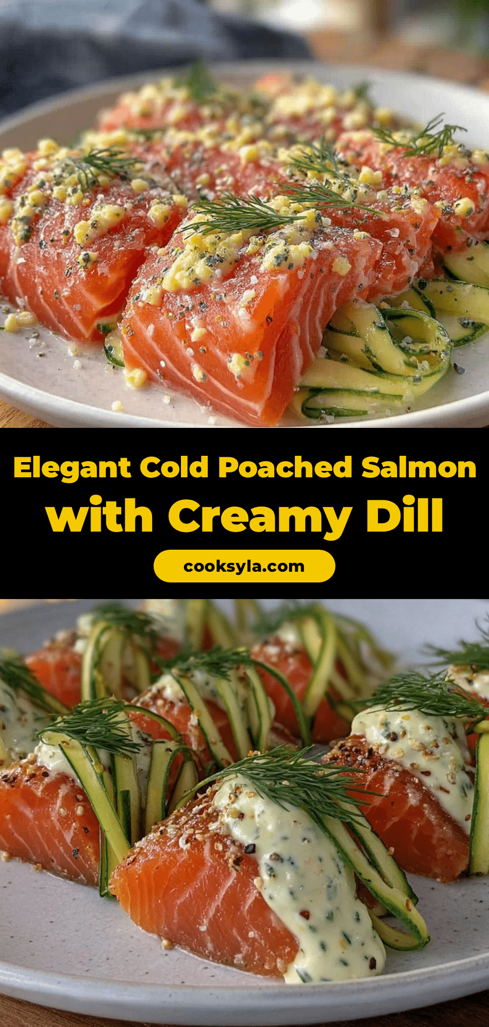 cold poached salmon recipe