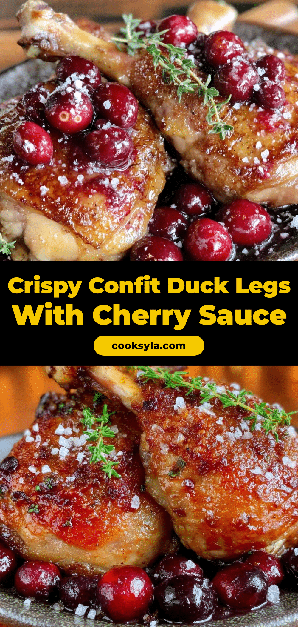 confit duck legs recipe
