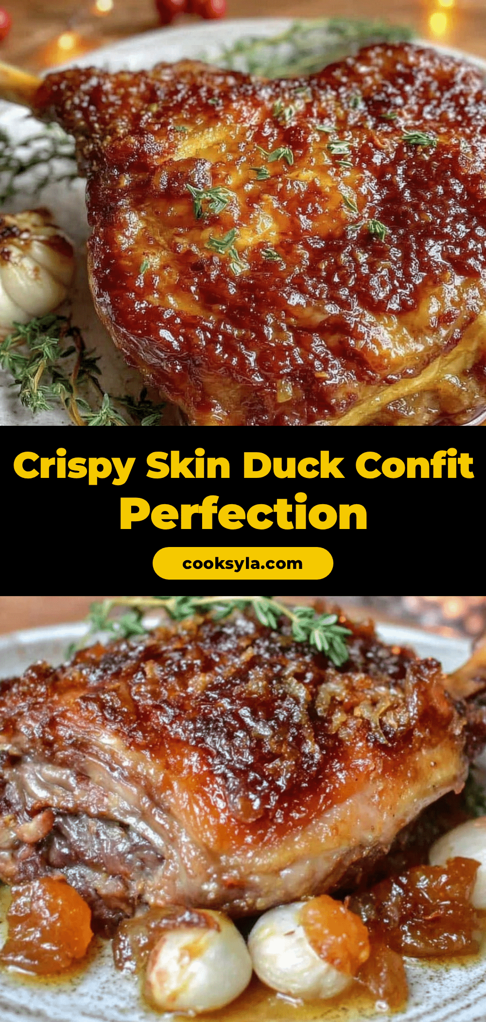 crispy duck confit recipe