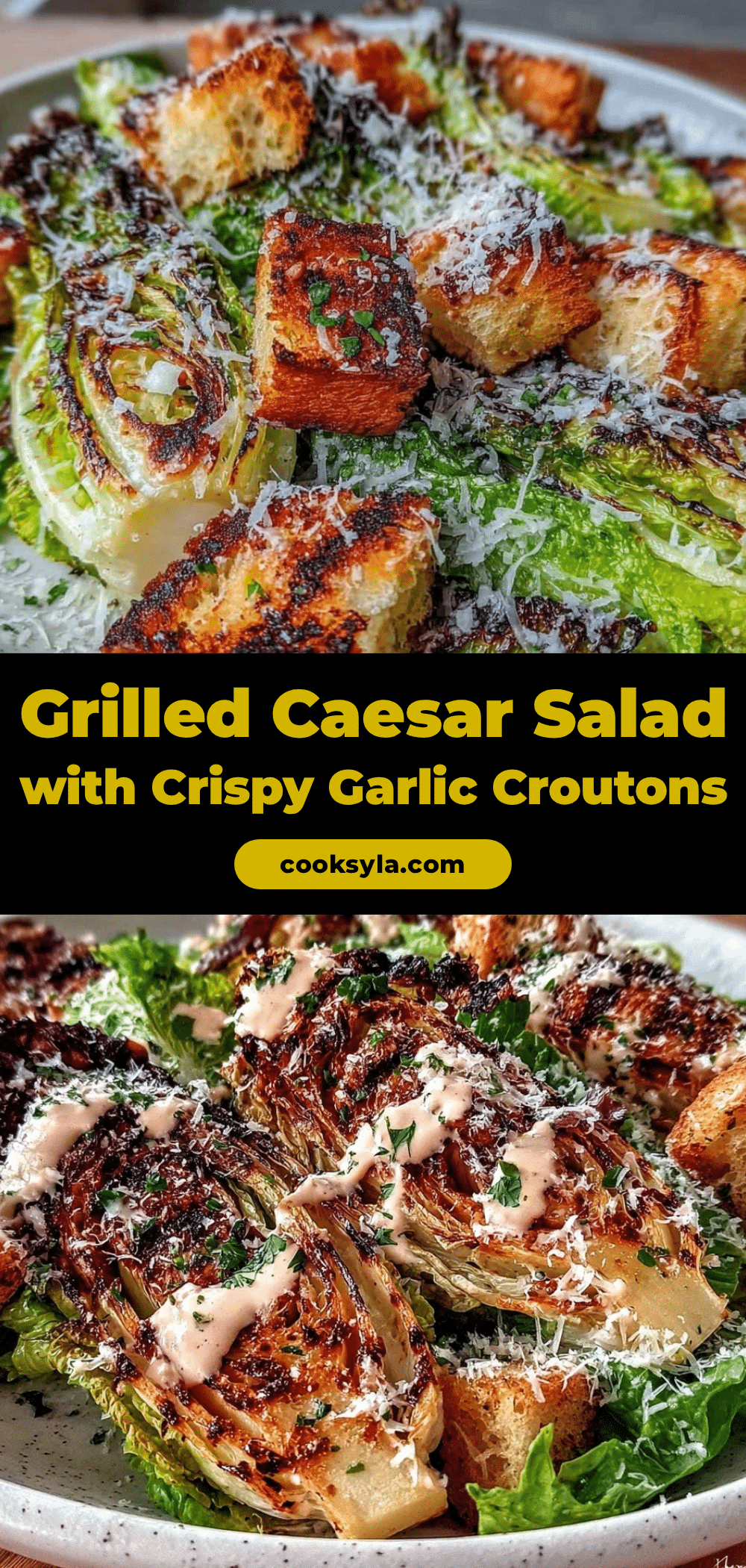 crispy grilled caesar salad recipe