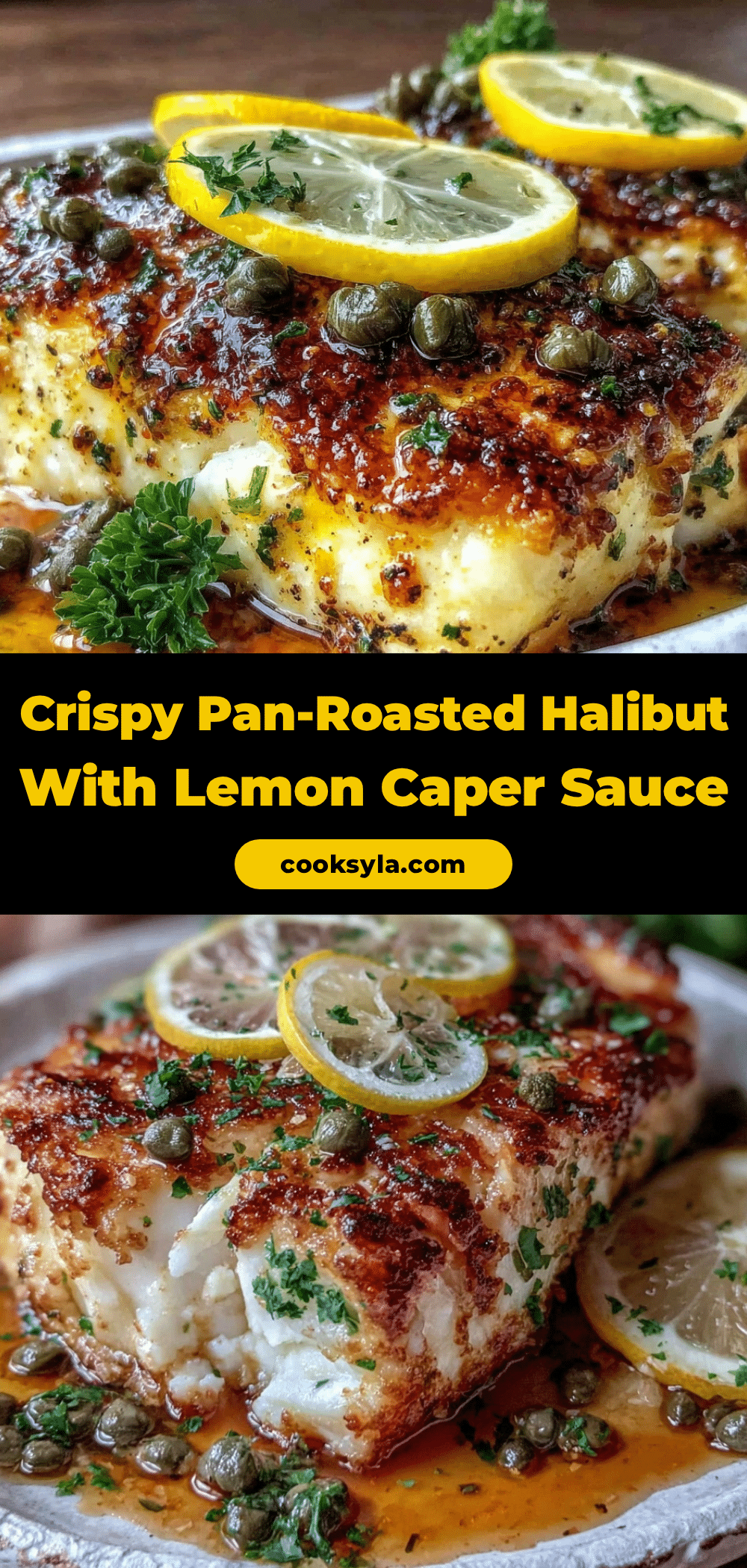 crispy pan-roasted halibut recipe
