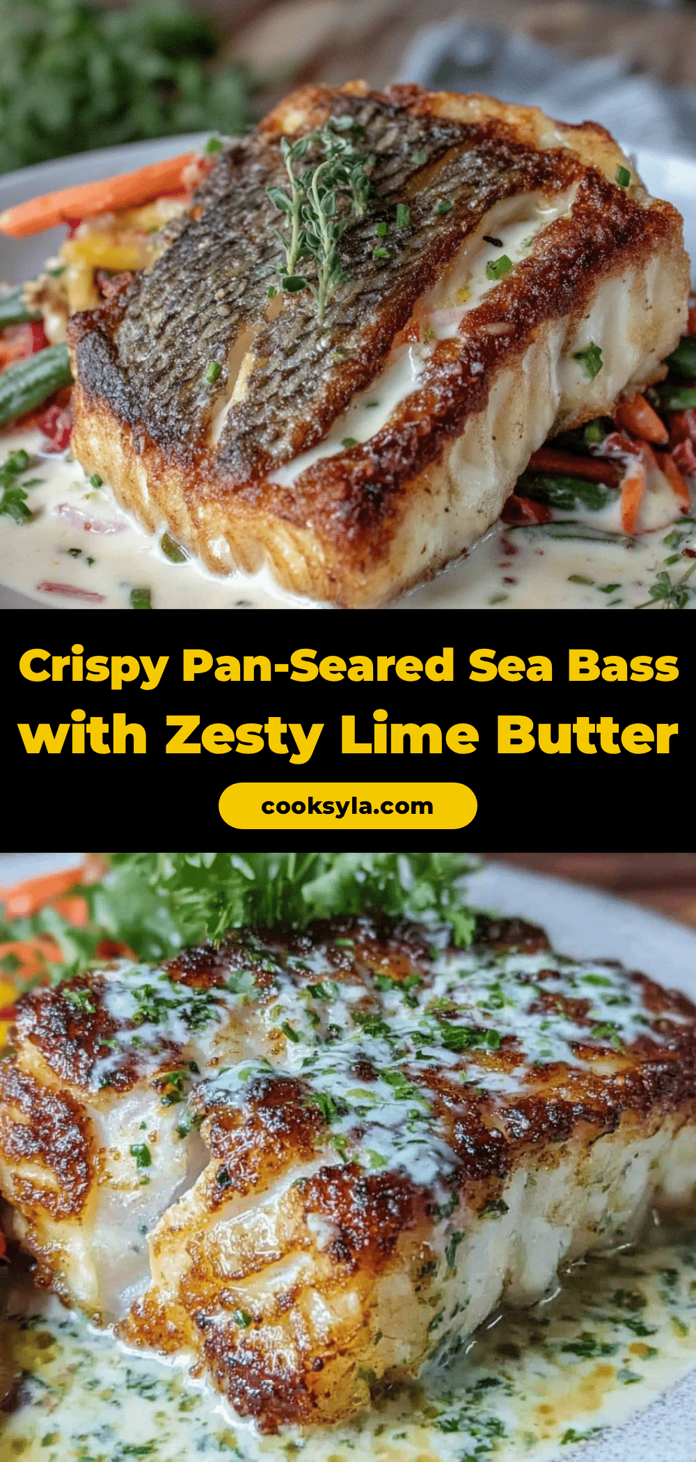 crispy pan-seared sea bass recipe