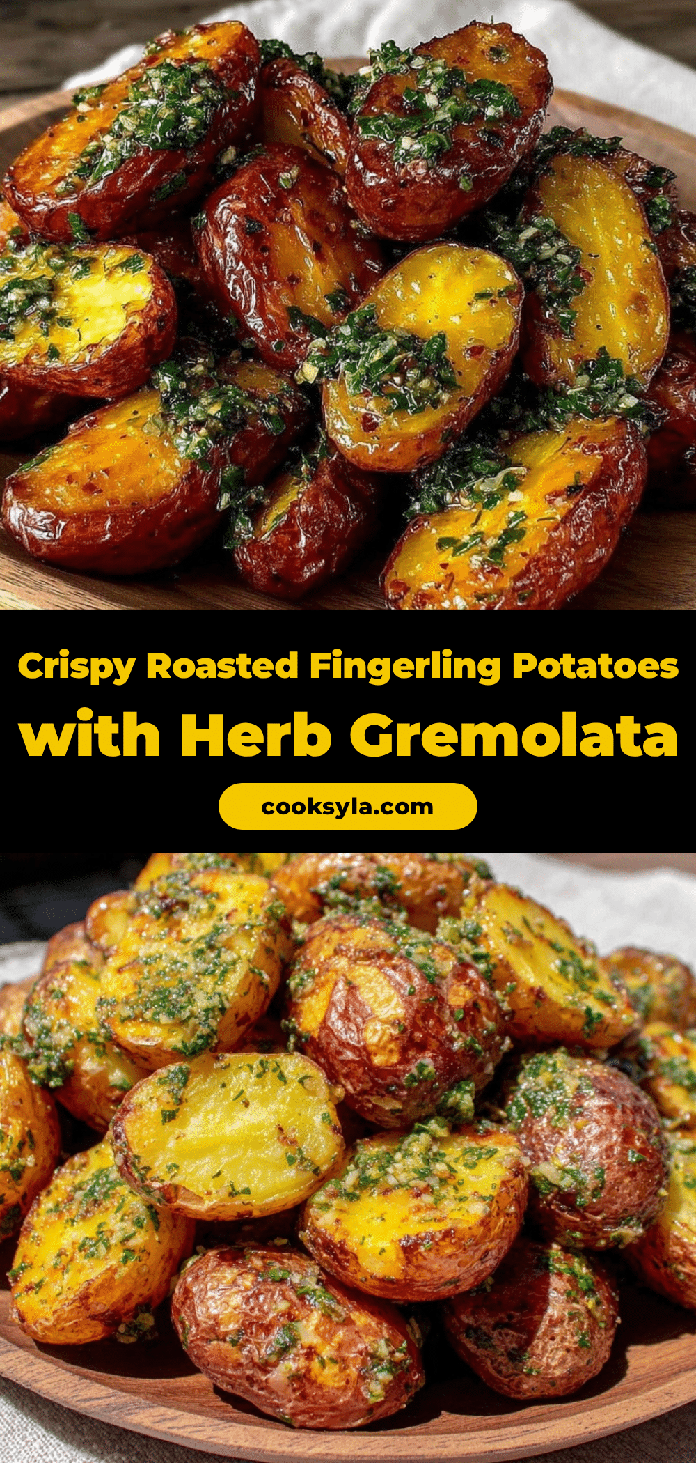 crispy roasted fingerling potatoes recipe