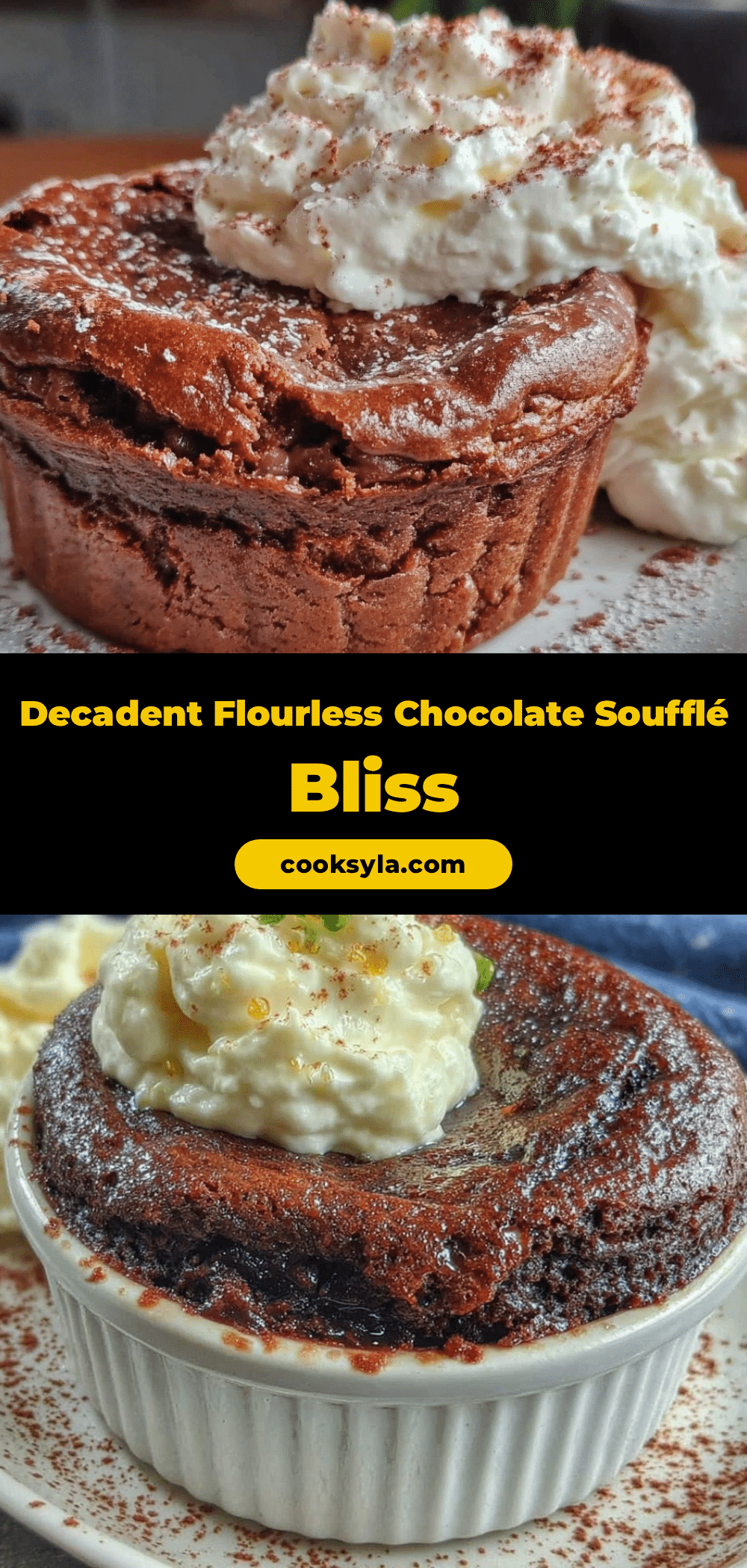 flourless chocolate soufflé recipe
