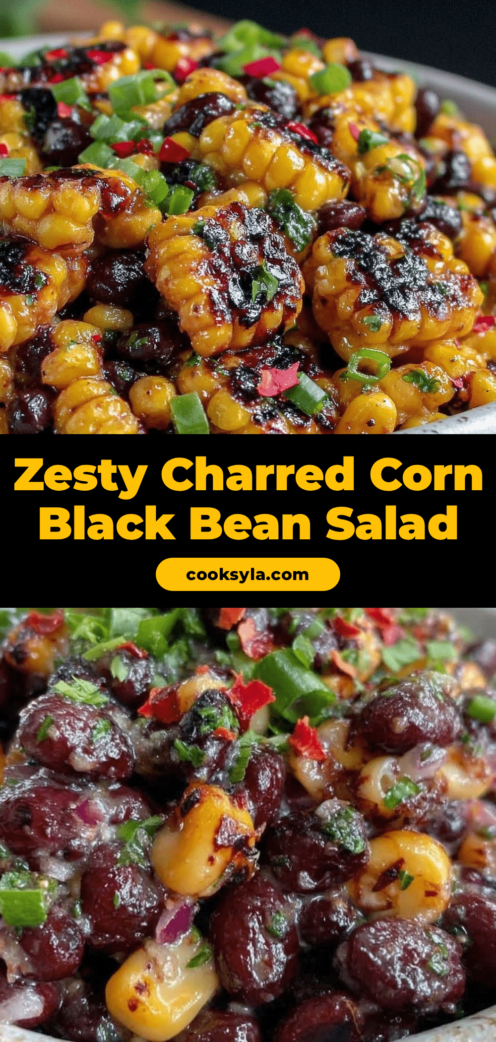 fresh charred corn and black bean salad recipe