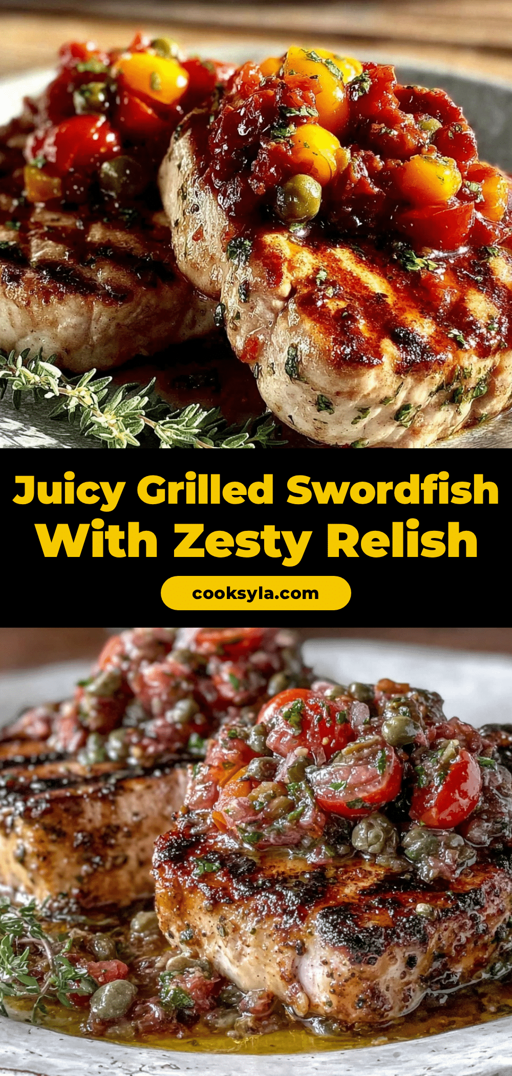grilled swordfish steaks recipe