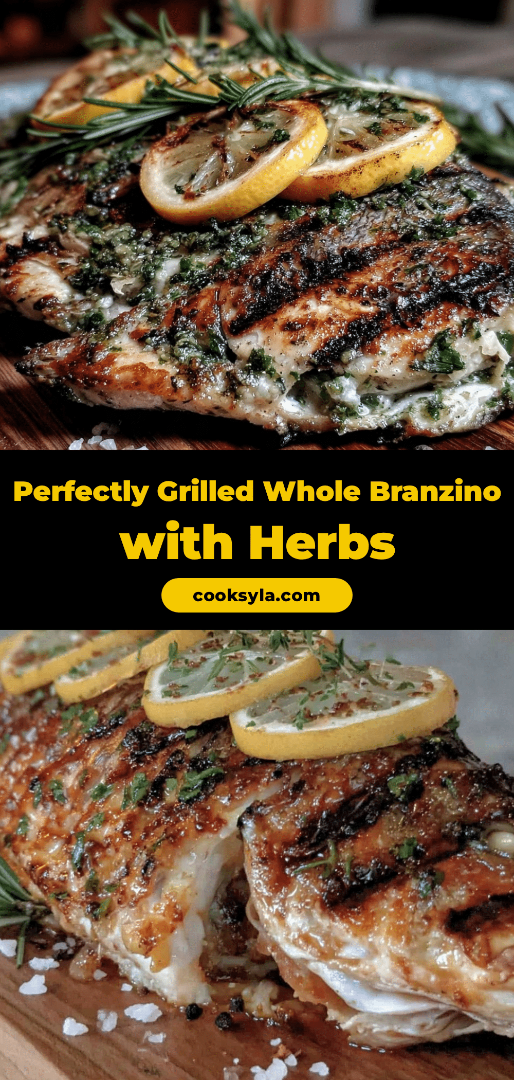 grilled whole branzino recipe