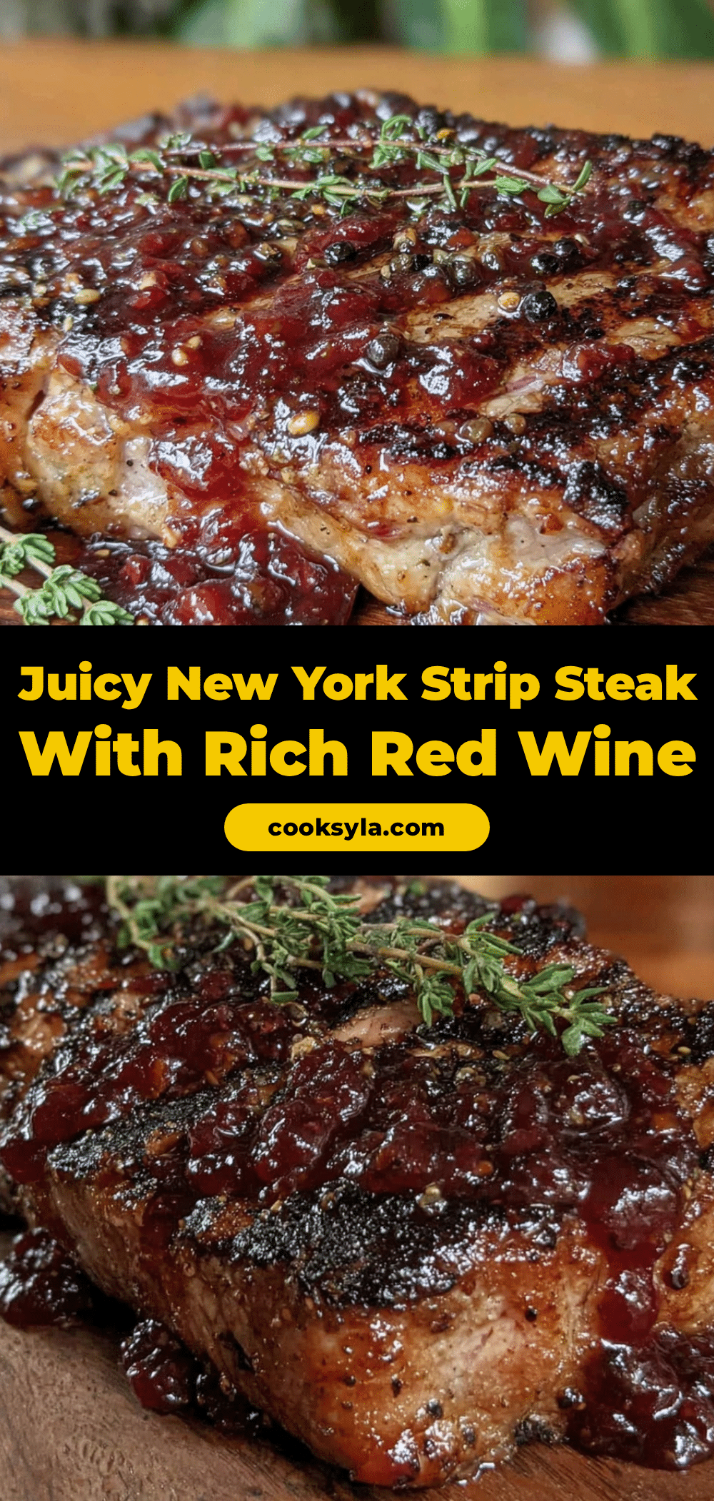 New York strip steak recipe recipe