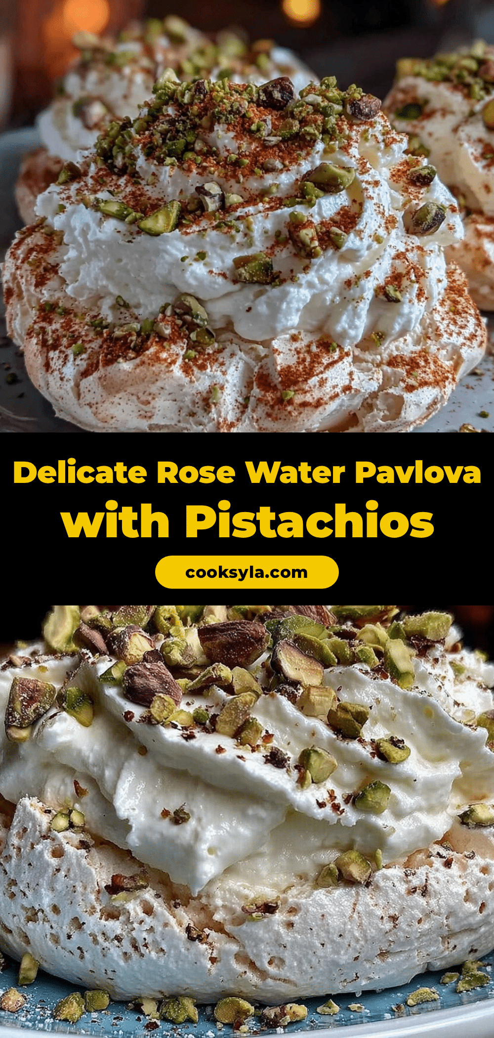 rose water pavlova recipe