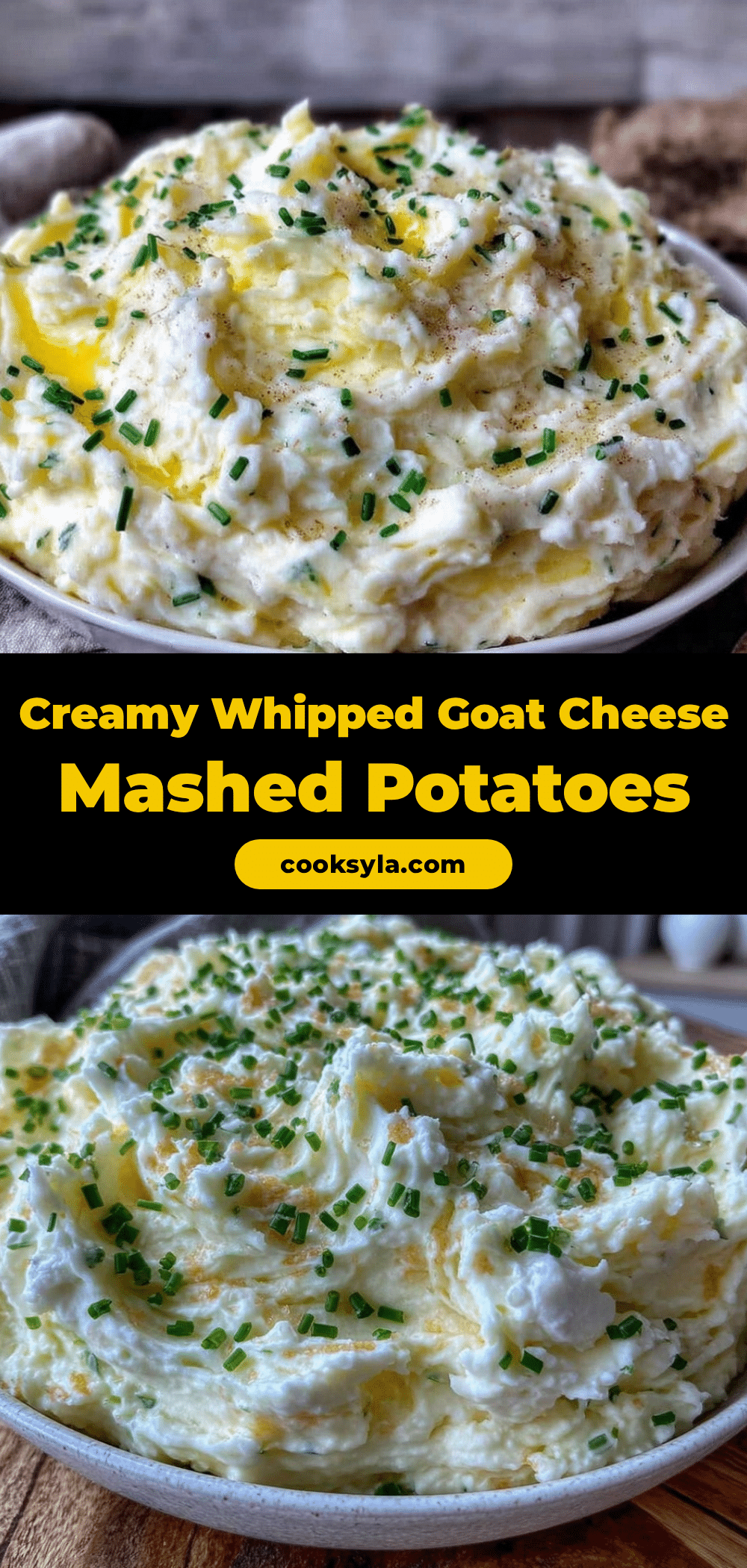 whipped goat cheese mashed potatoes recipe