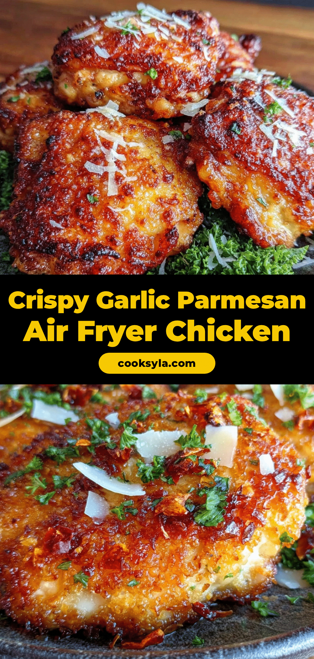 crispy air fryer chicken thighs recipe
