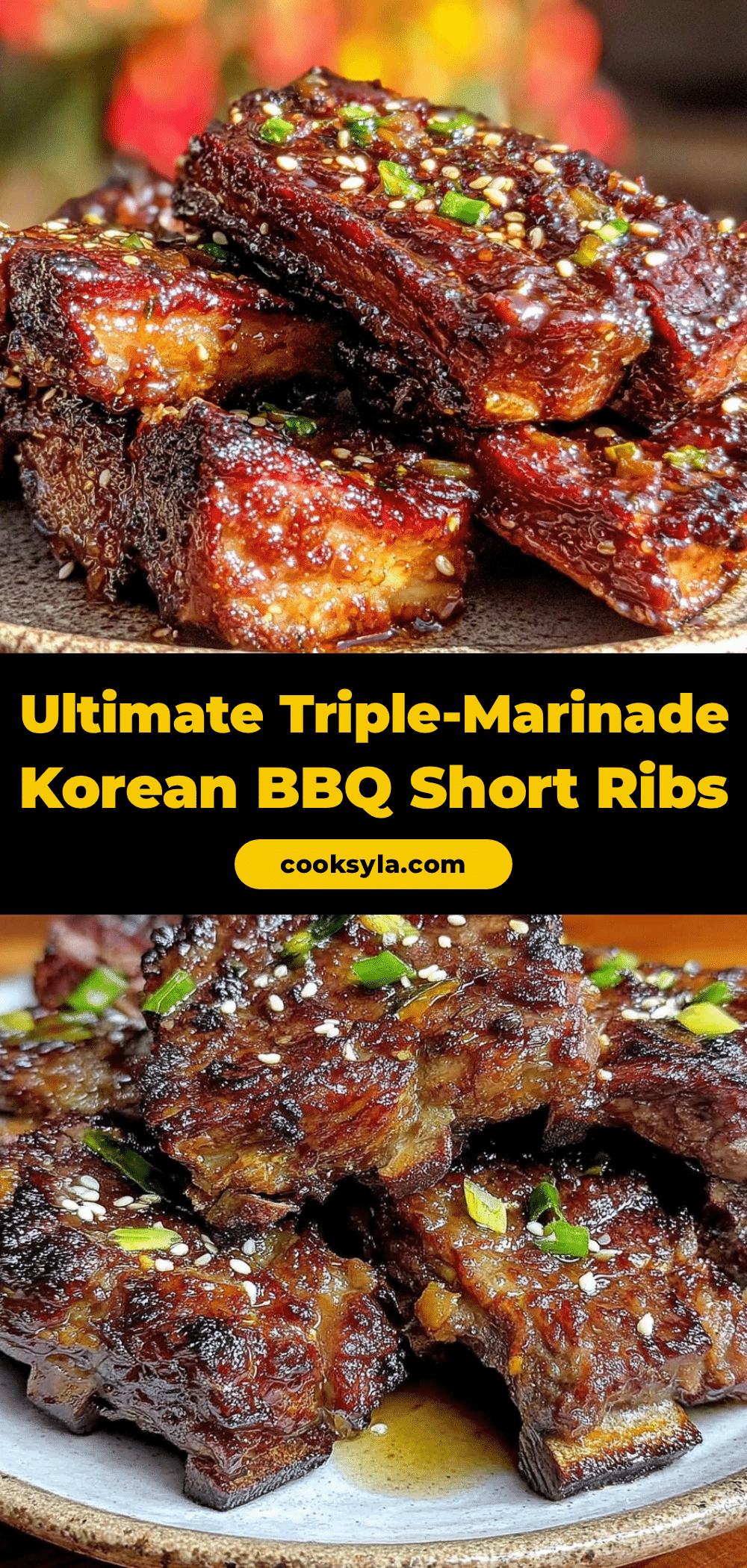 Korean BBQ short ribs recipe