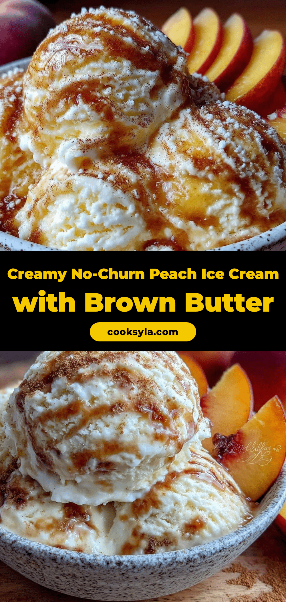 no-churn peach ice cream recipe