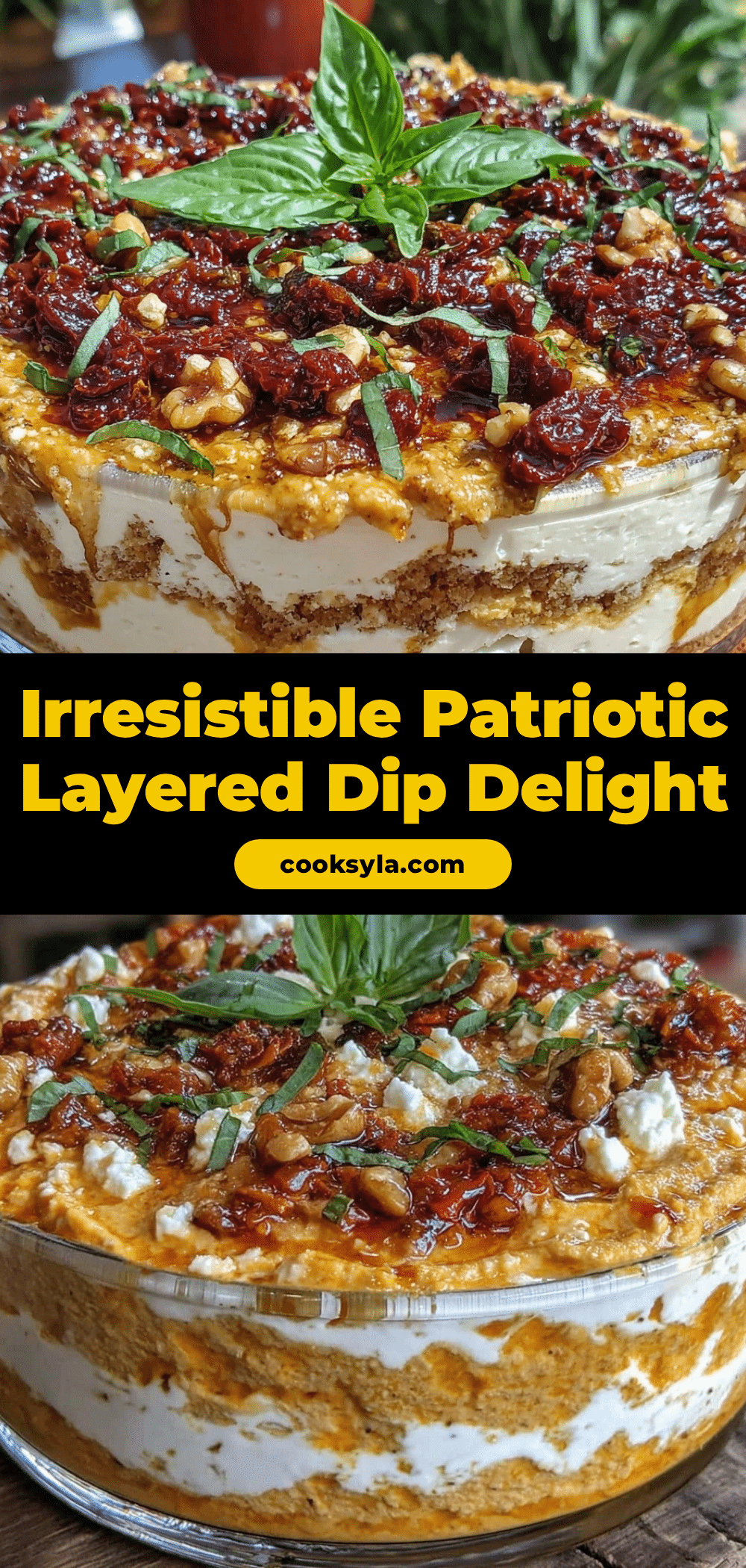 patriotic layered dip recipe