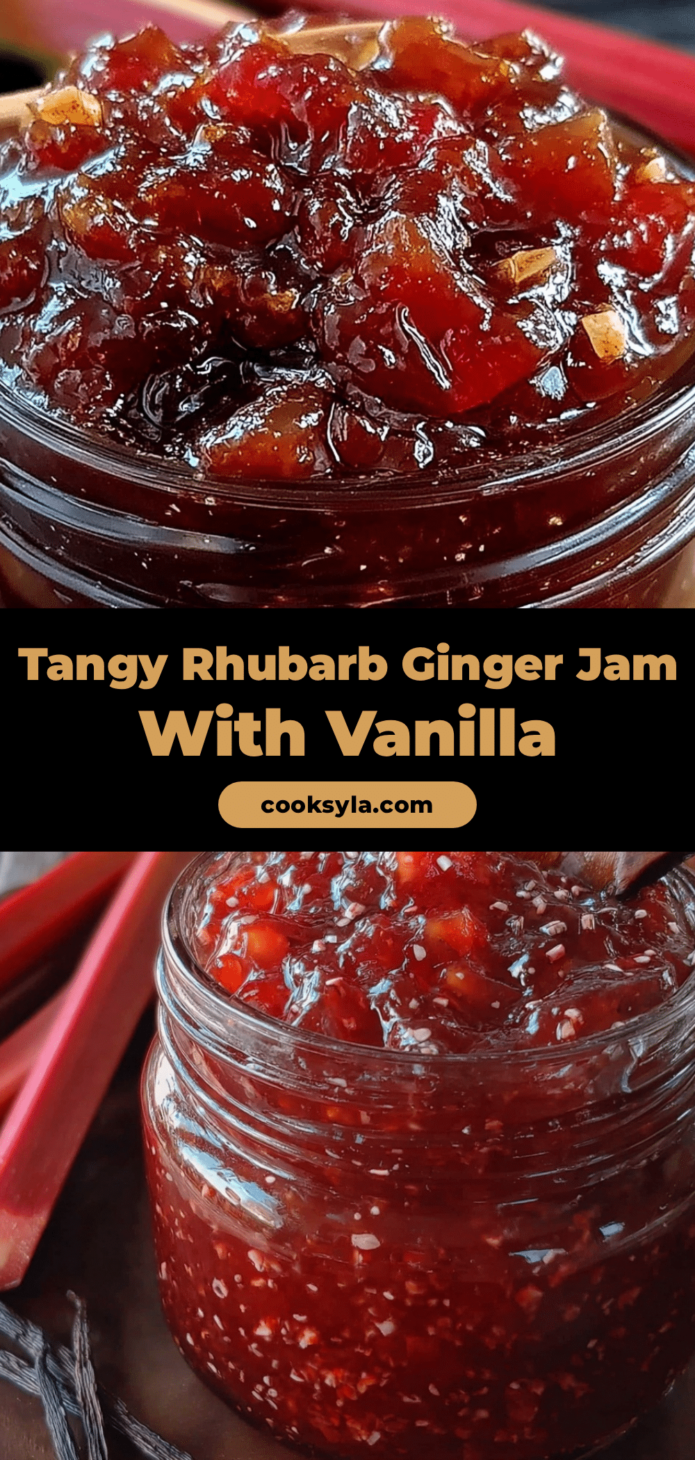 rhubarb ginger jam recipe
