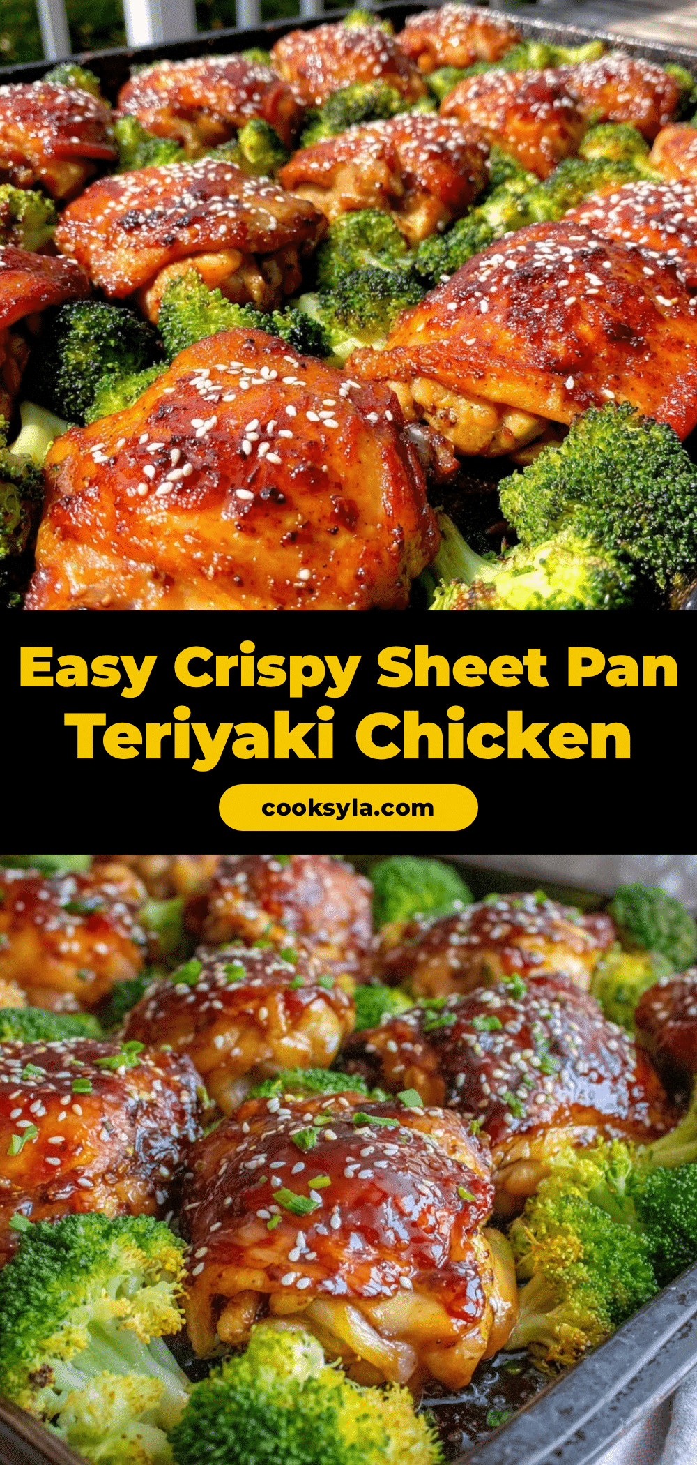 sheet pan teriyaki chicken recipe