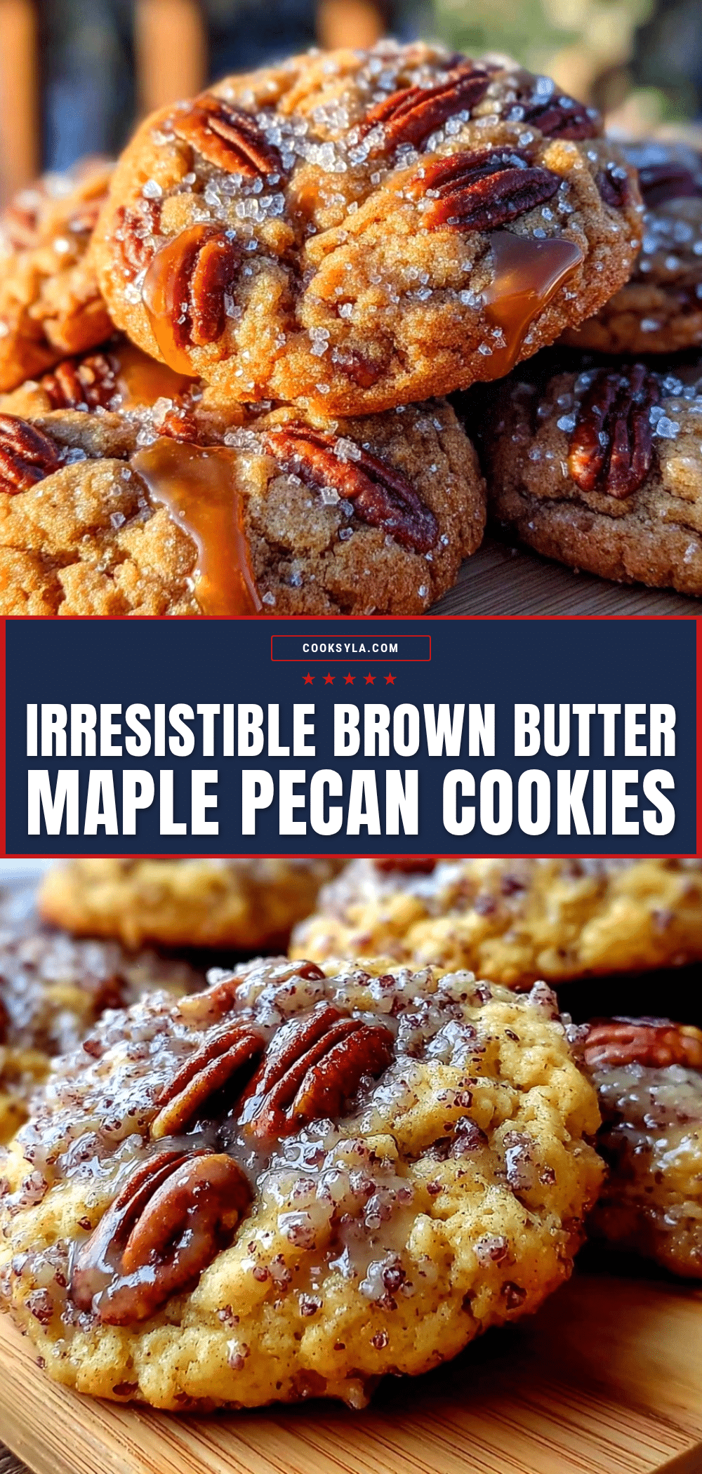 brown butter maple pecan cookies recipe