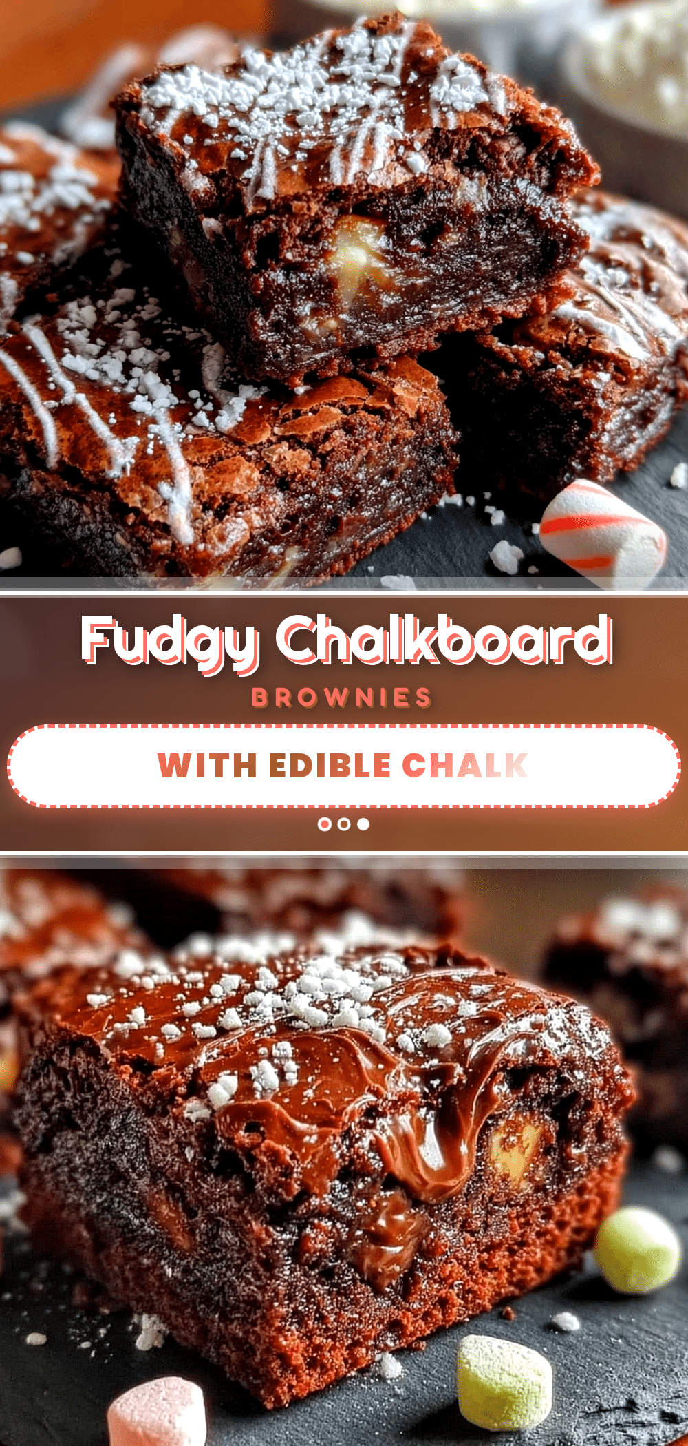 chalkboard brownies recipe