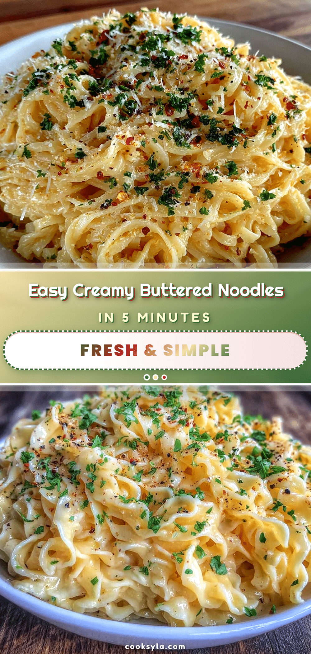 creamy buttered noodles recipe
