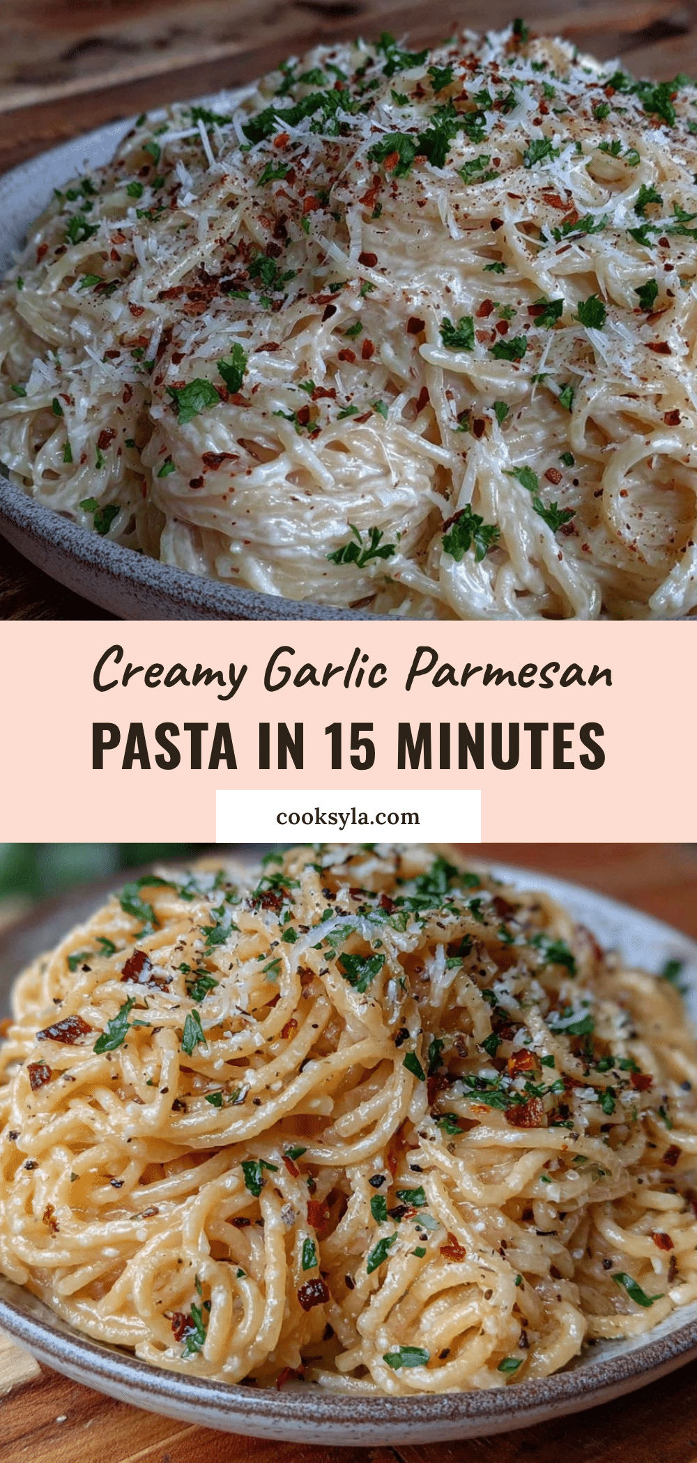 creamy garlic parmesan pasta recipe