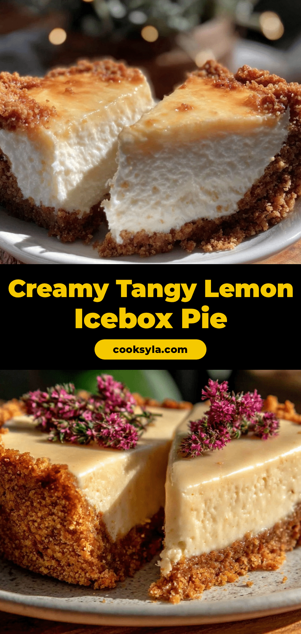 creamy lemon icebox pie recipe
