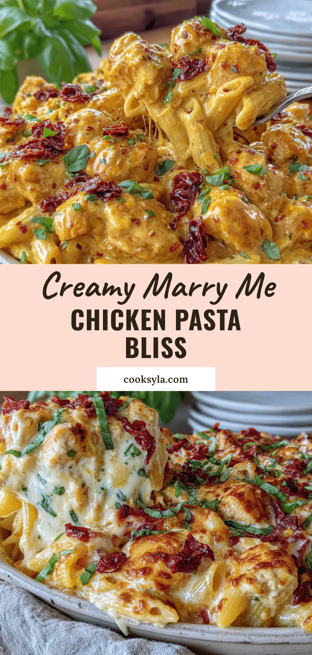 creamy marry me chicken pasta recipe