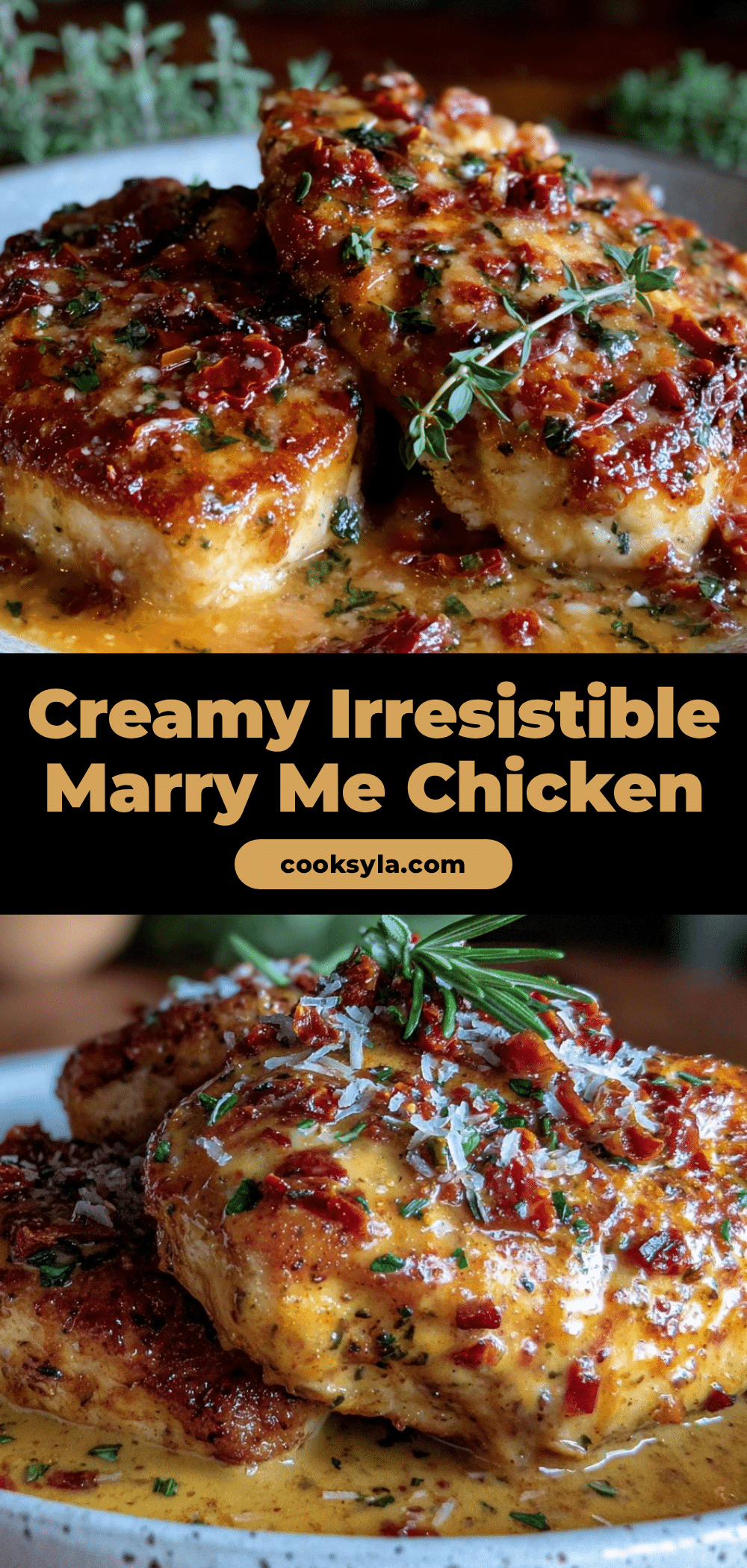 creamy marry me chicken recipe