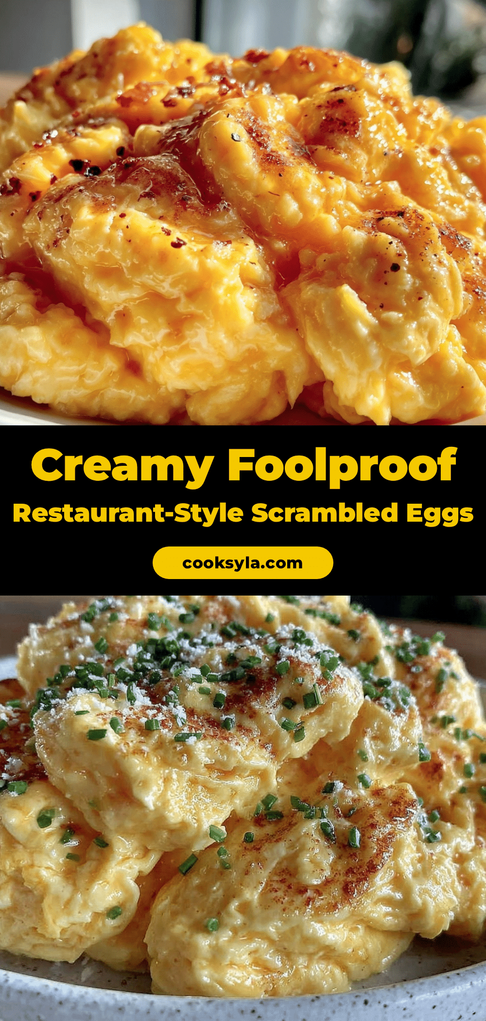 creamy restaurant-style scrambled eggs recipe recipe