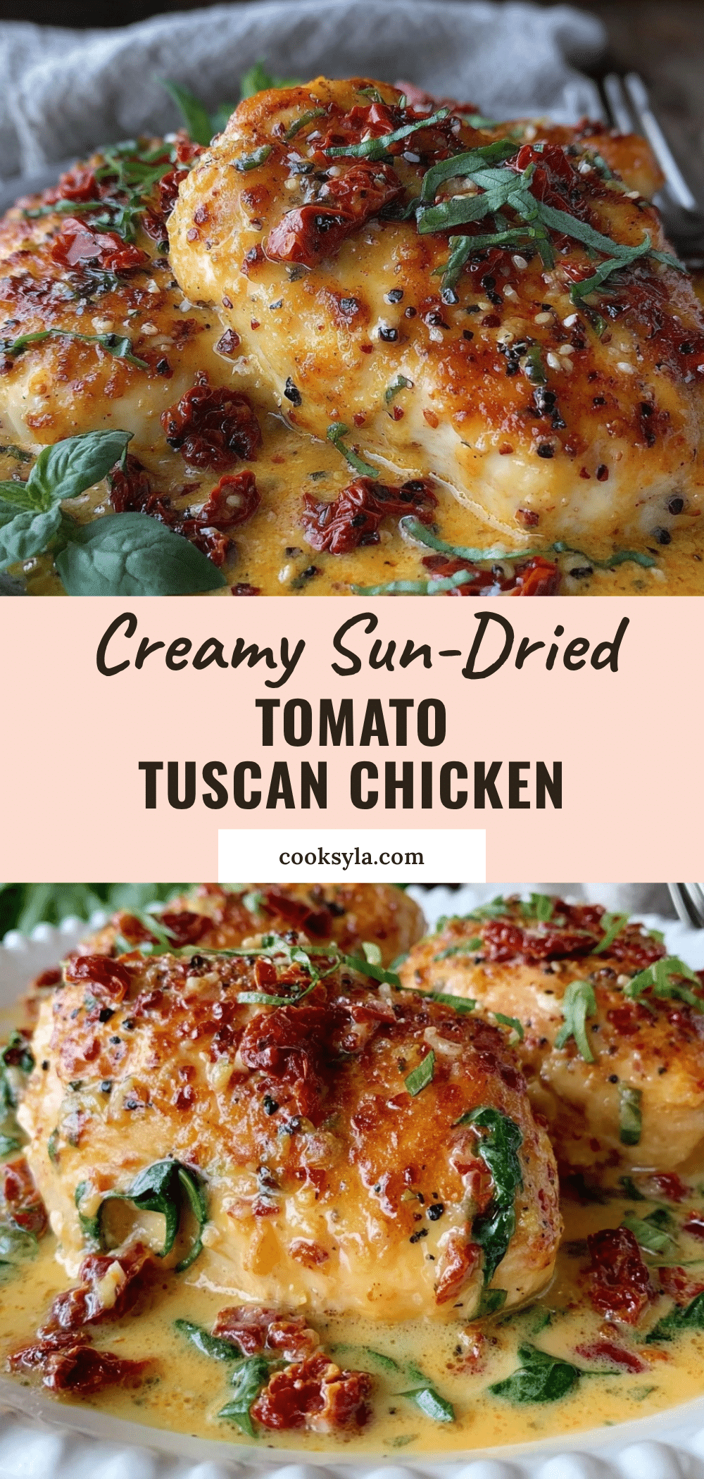 creamy tuscan chicken recipe