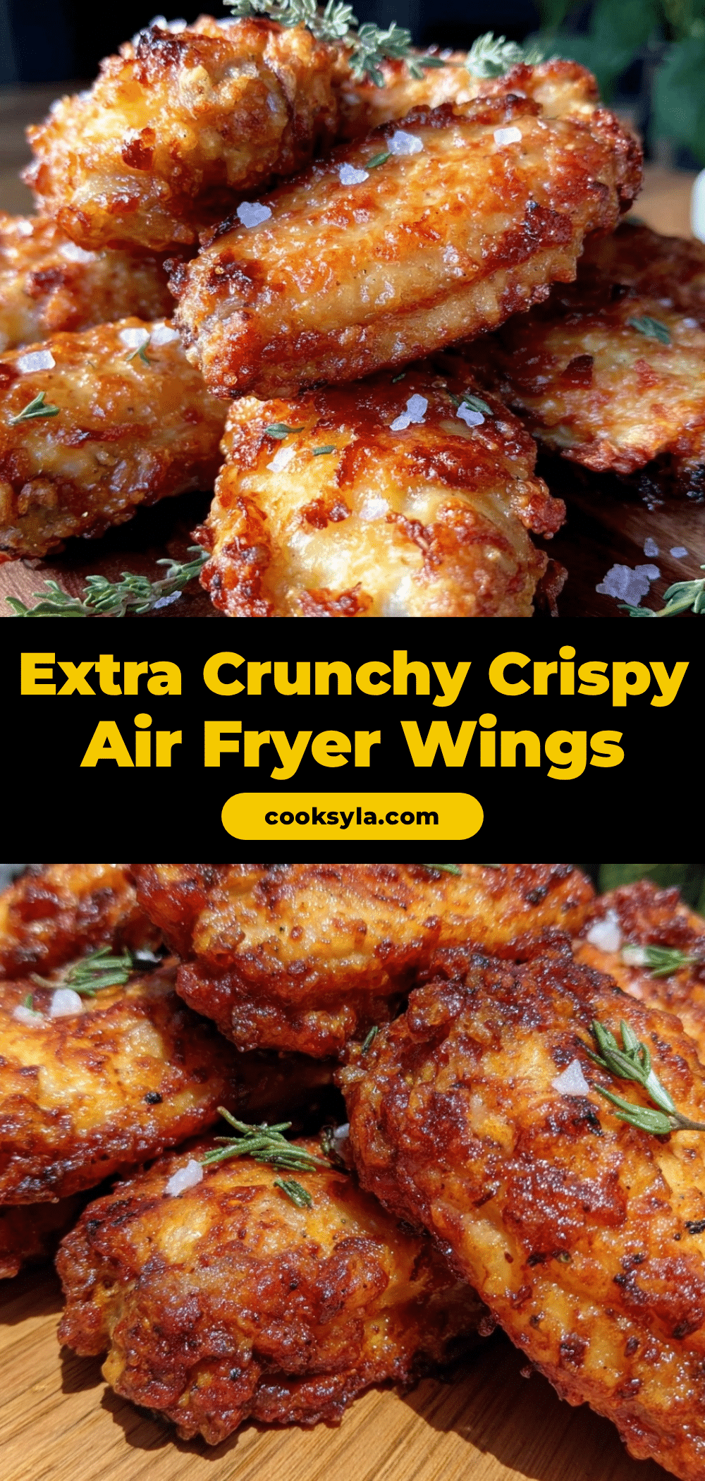 crispy air fryer chicken wings recipe