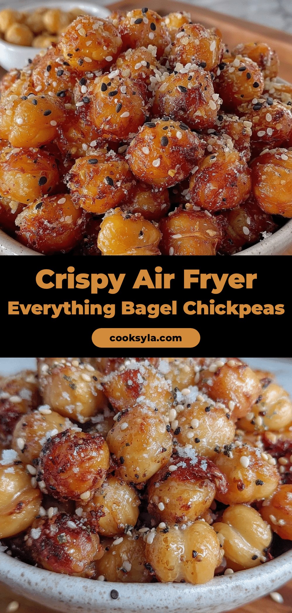 crispy air fryer chickpeas recipe