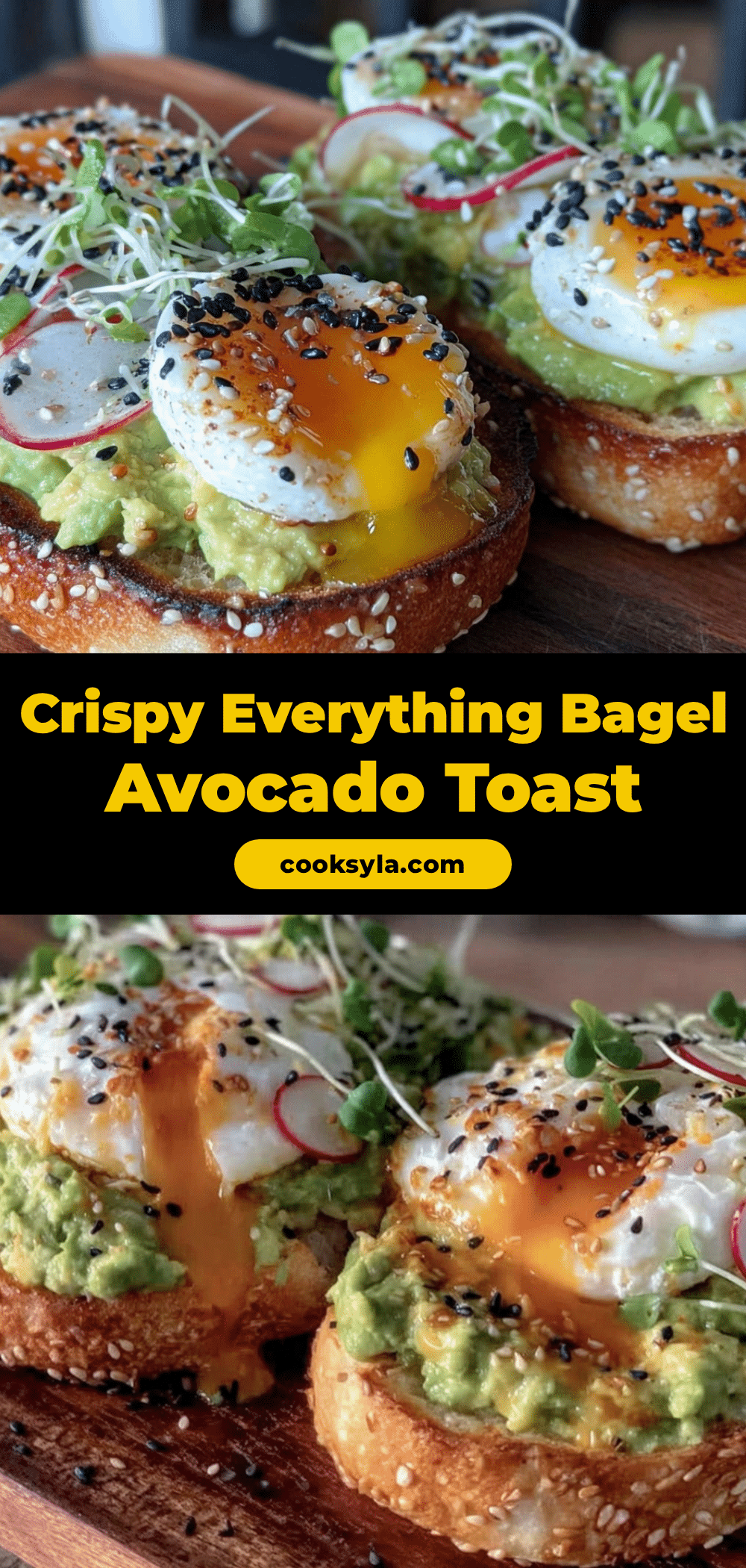 crispy everything bagel avocado toast recipe