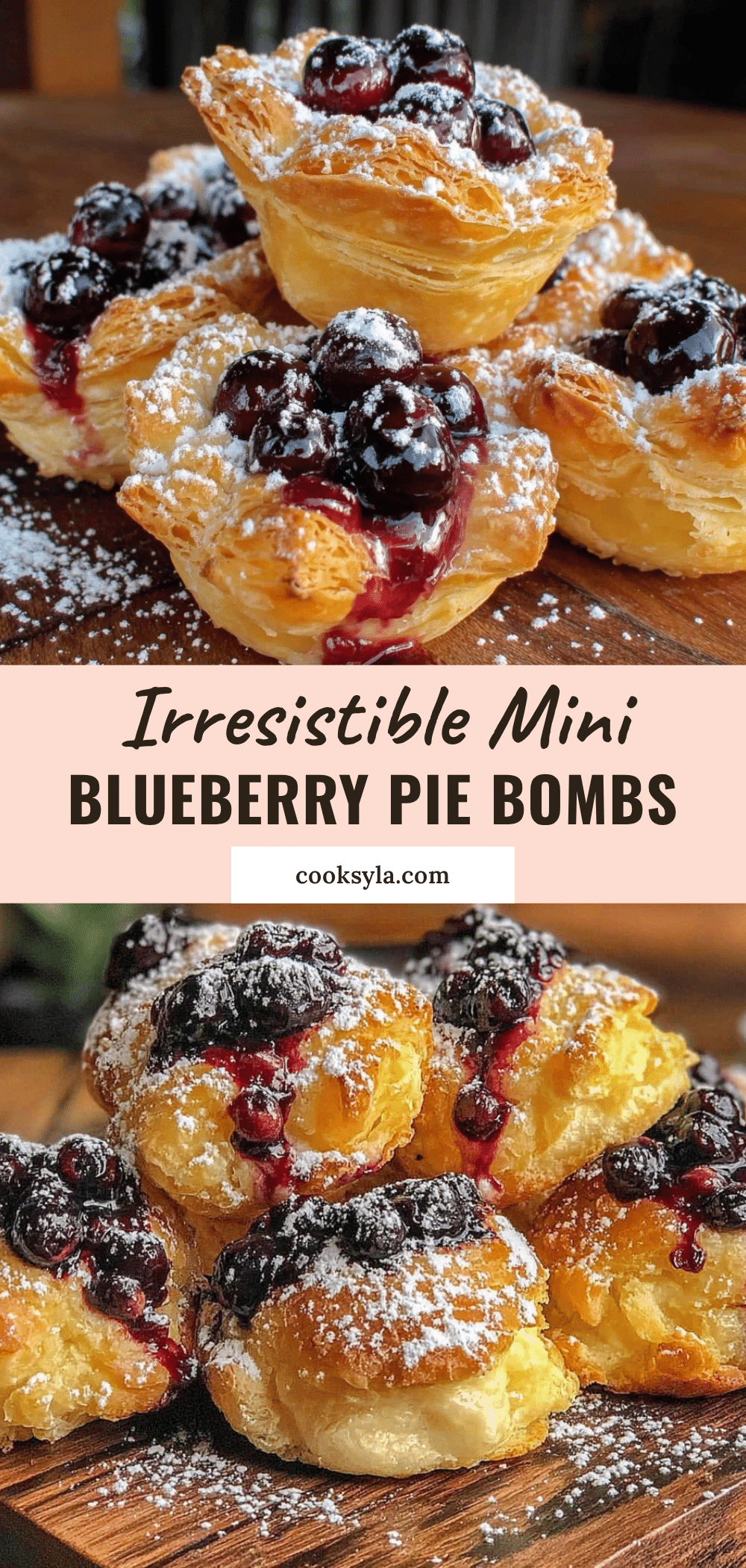 crispy mini blueberry pie bombs recipe