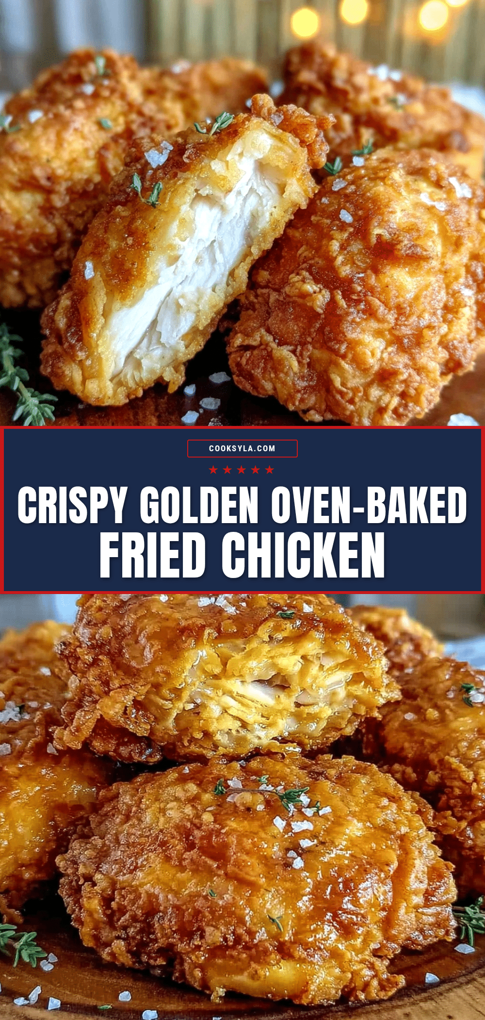 crispy oven-baked fried chicken recipe