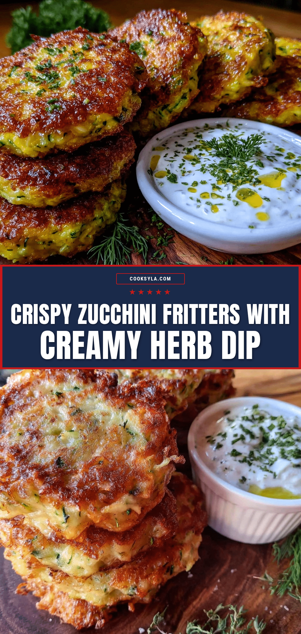 crispy zucchini fritters recipe