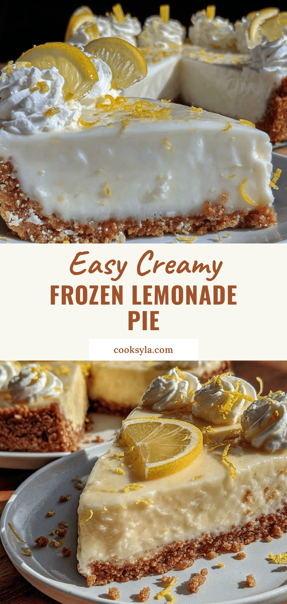 easy creamy frozen lemonade pie recipe
