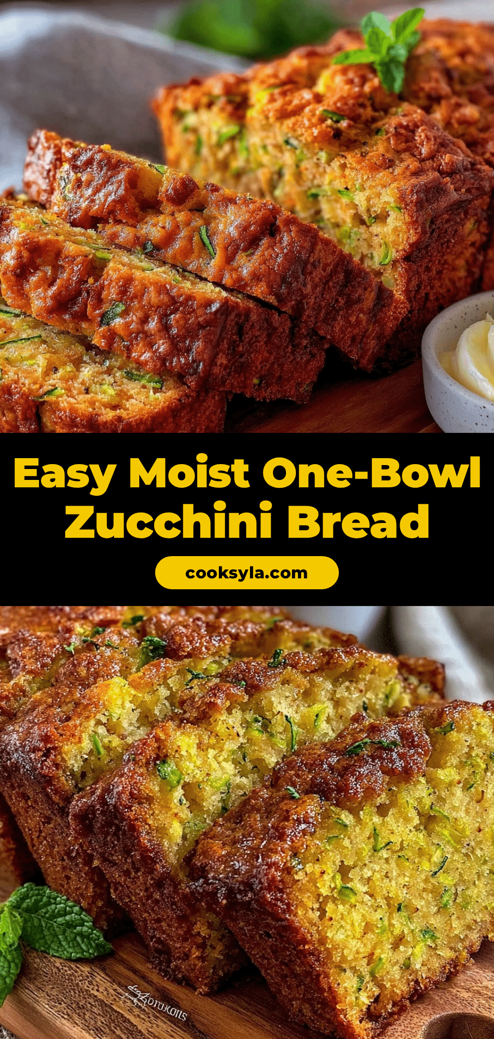 easy moist zucchini bread recipe