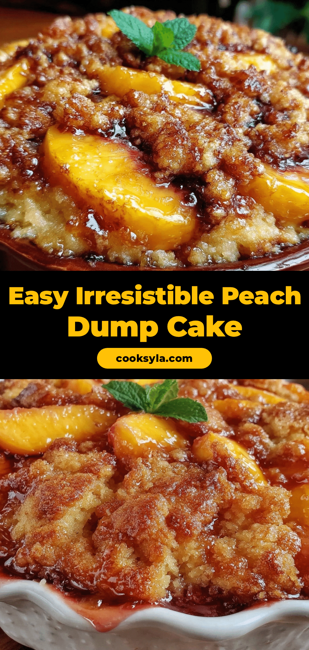 easy peach dump cake recipe recipe