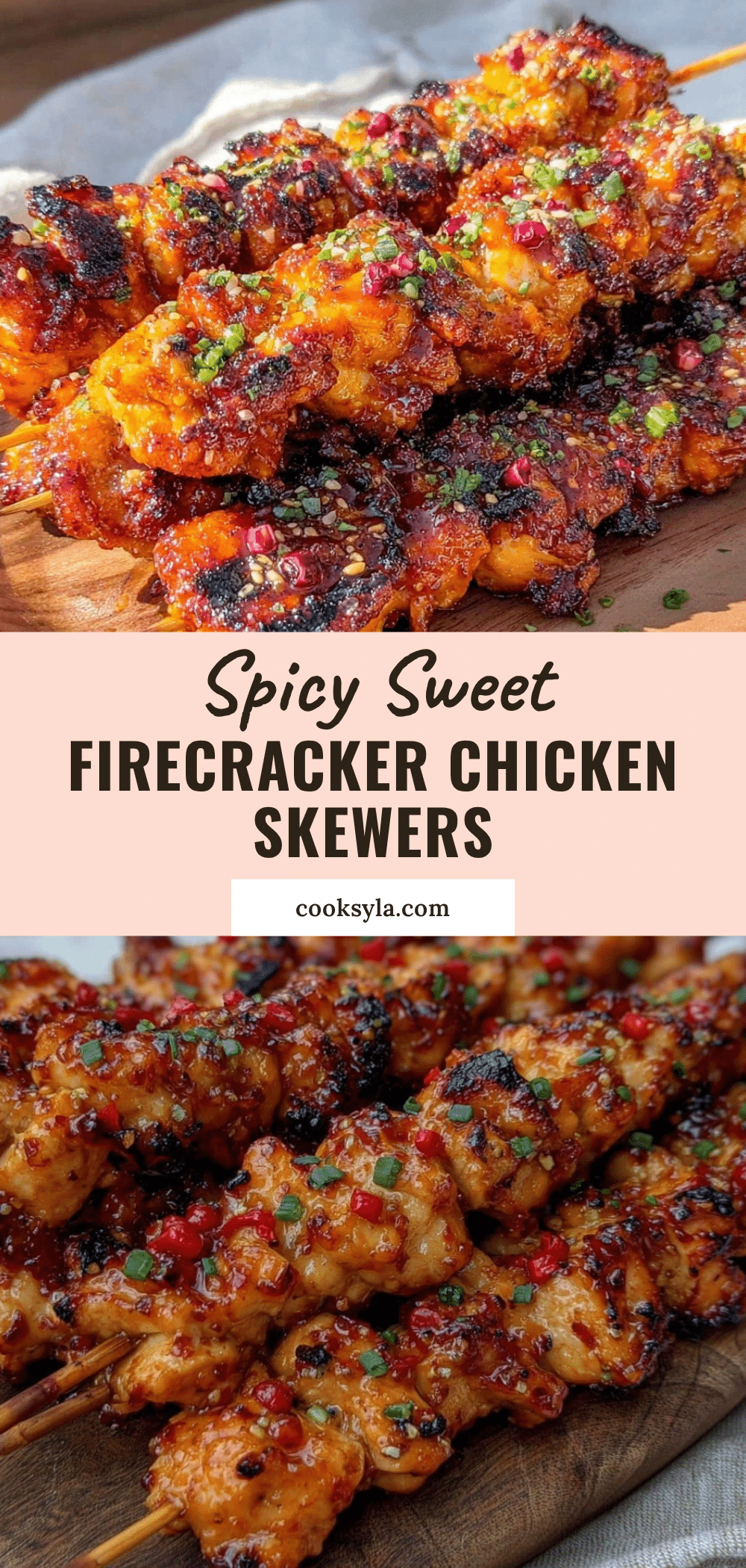 firecracker chicken skewers recipe