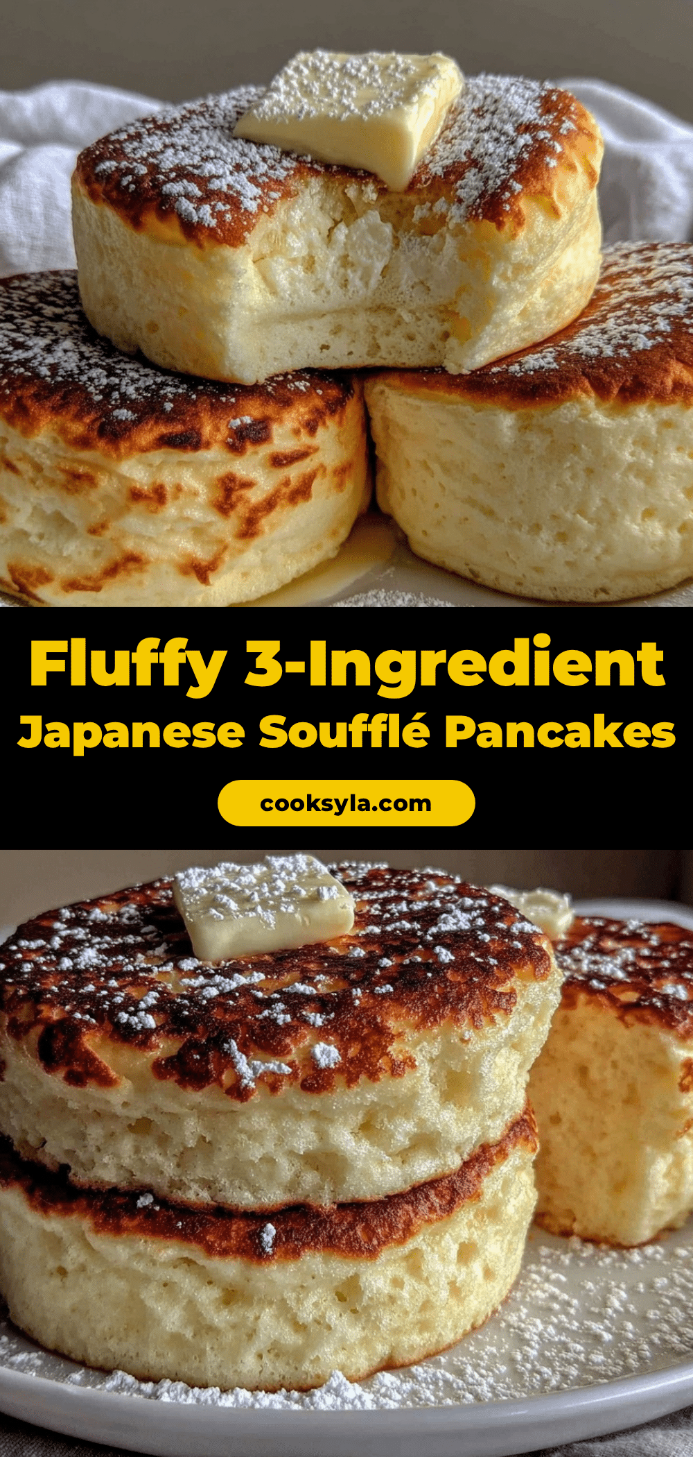 fluffy japanese soufflé pancakes recipe