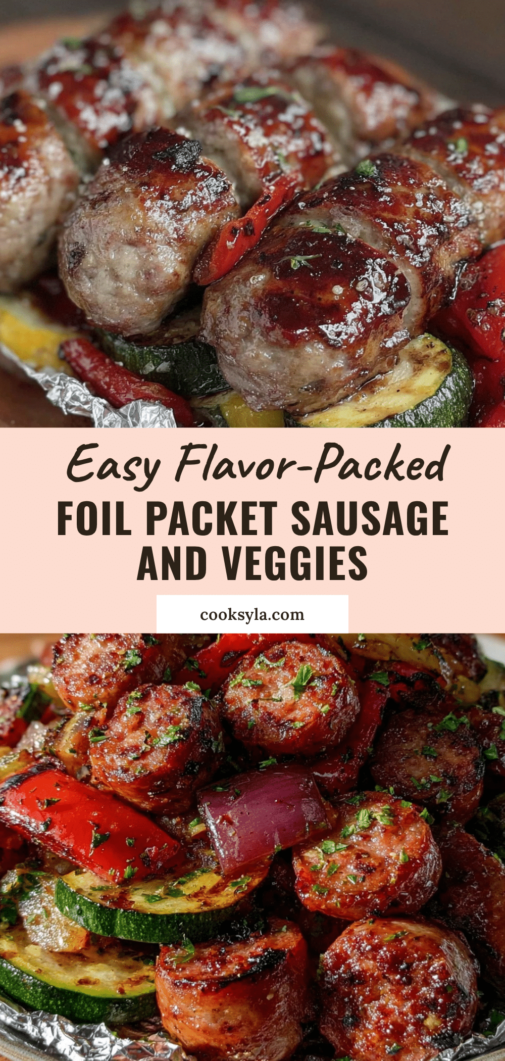foil packet sausage and veggies recipe