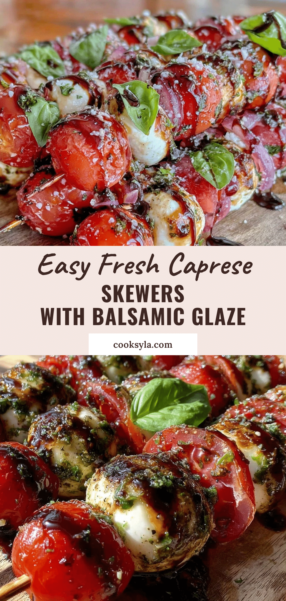Fresh Caprese Skewers recipe