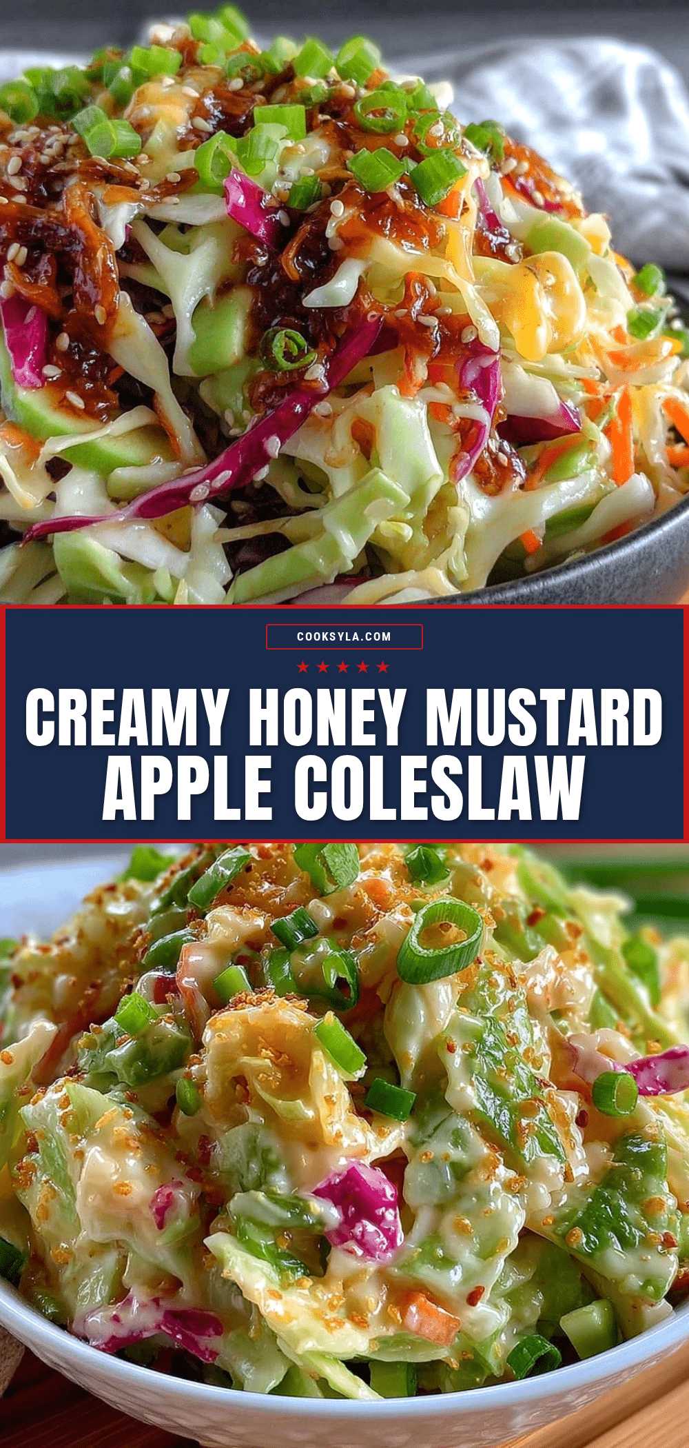 fresh honey mustard coleslaw recipe