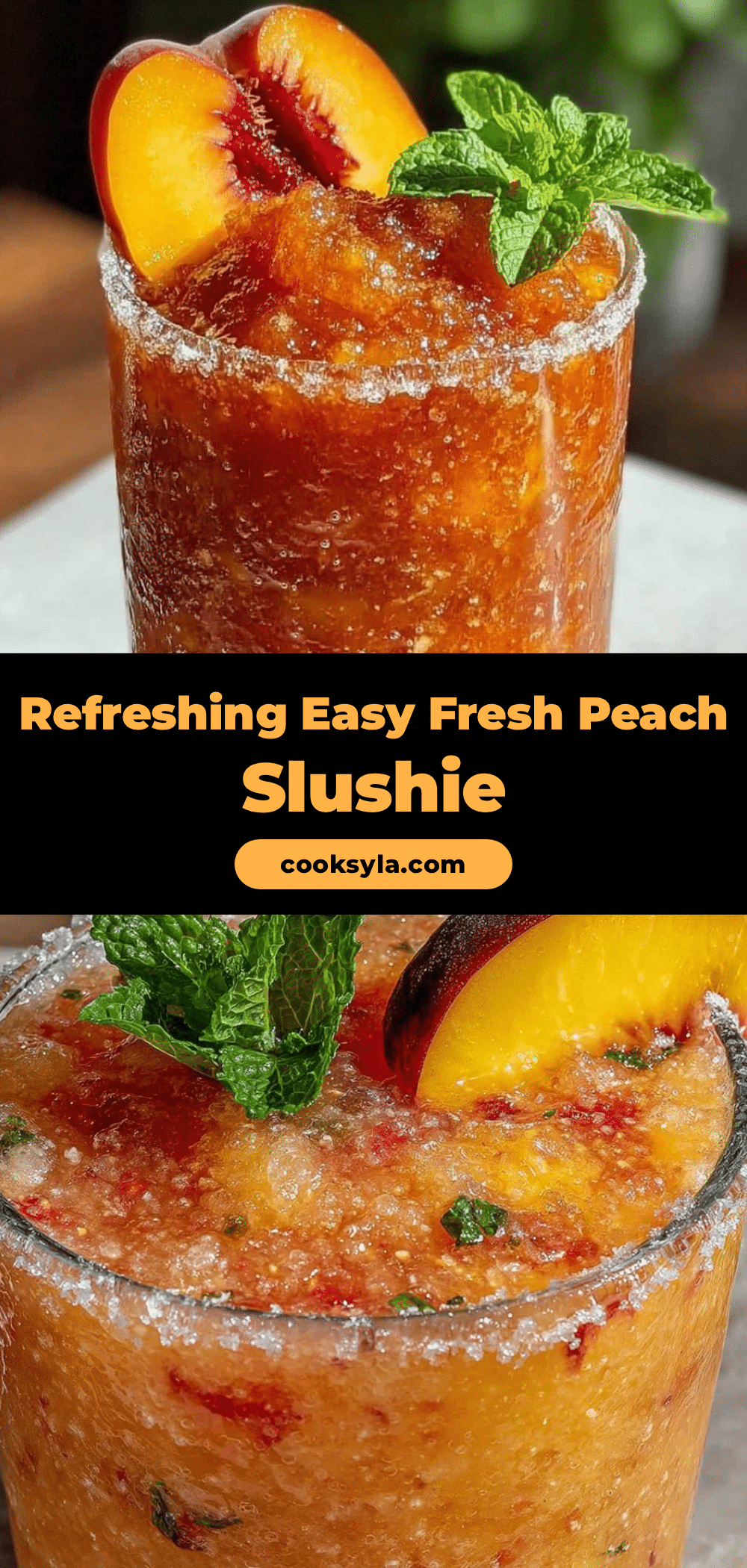 fresh peach slushie recipe recipe