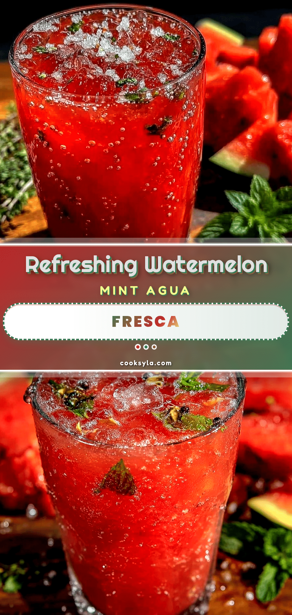 fresh watermelon mint agua fresca recipe