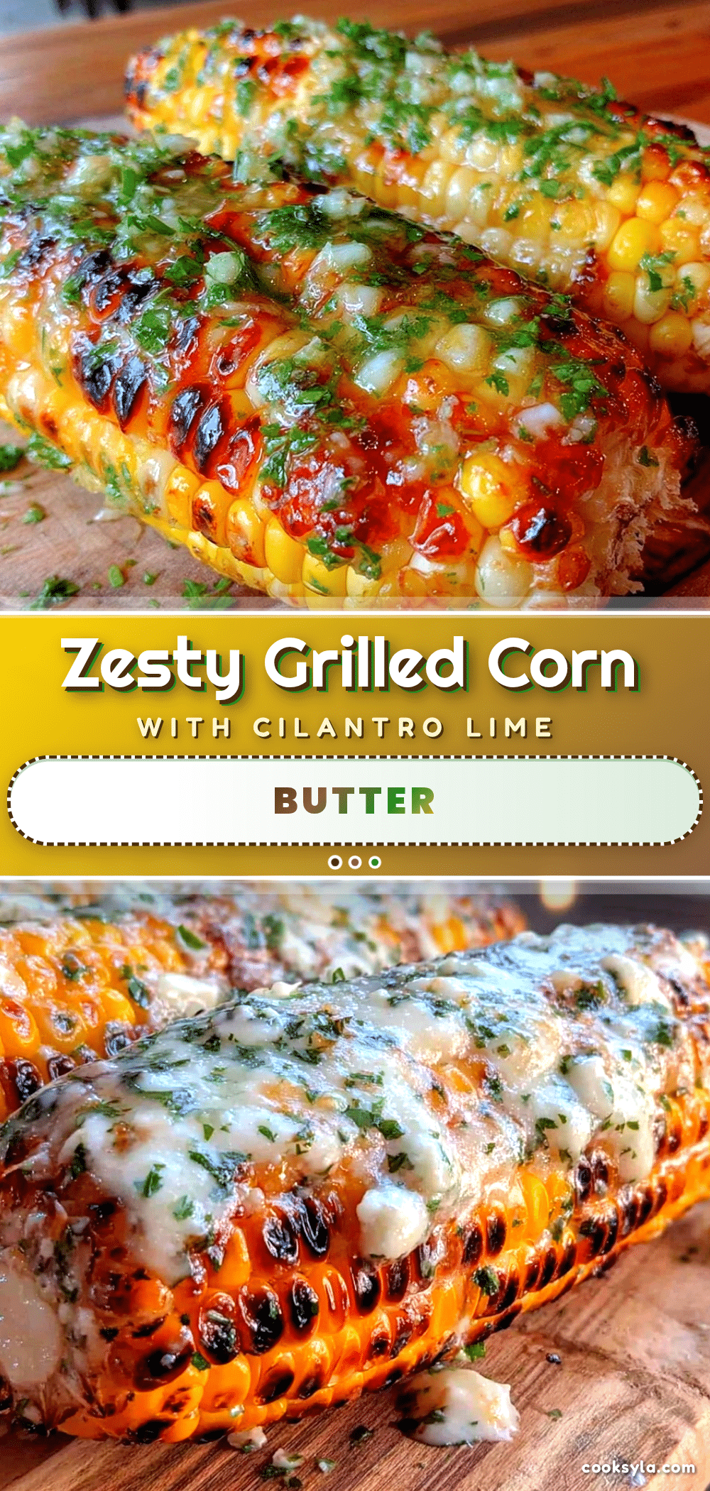 grilled corn on the cob with cilantro lime butter recipe