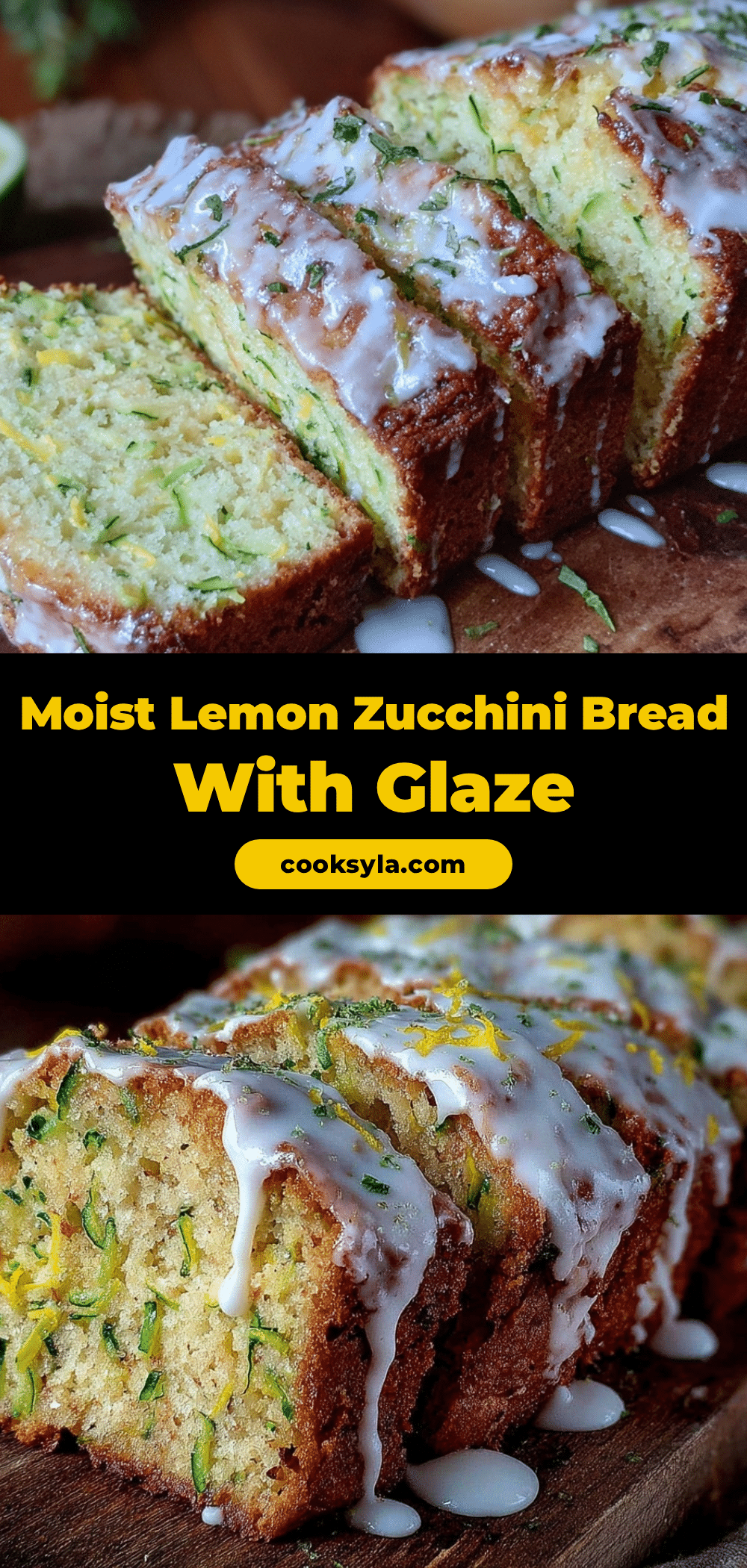 moist lemon zucchini bread recipe
