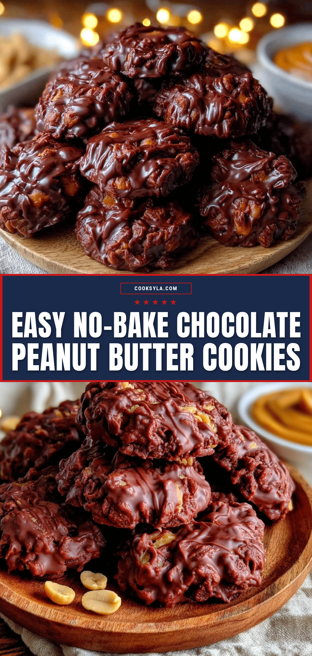 no-bake chocolate peanut butter cookies recipe